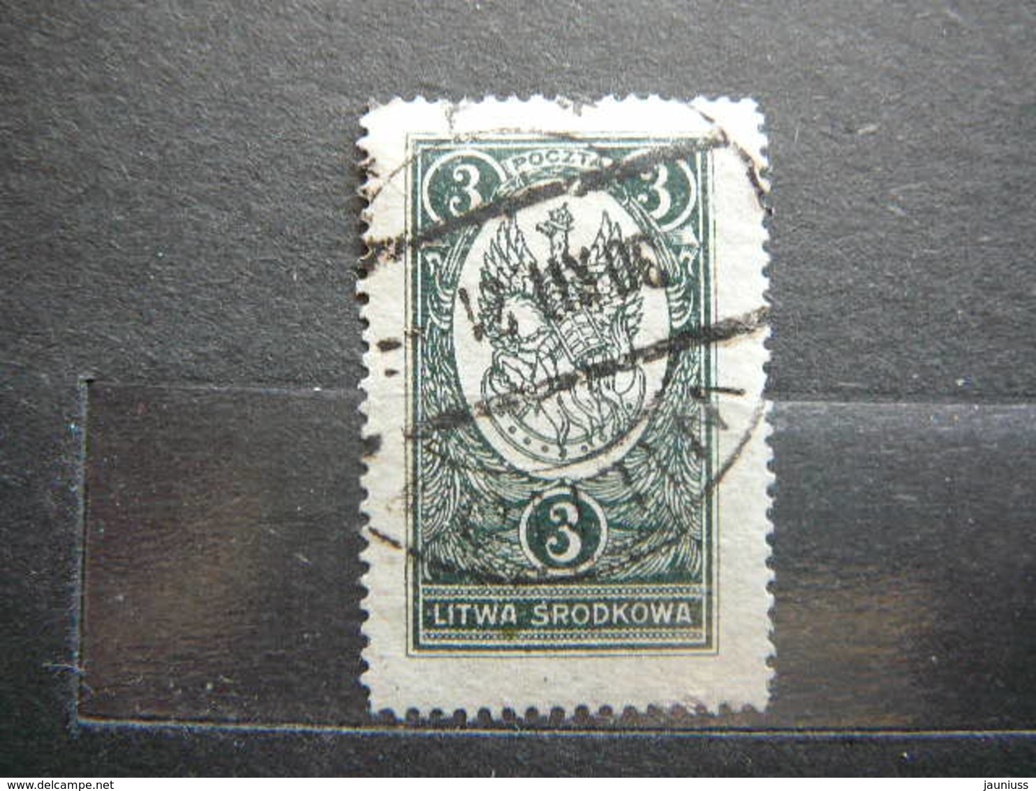 Central Lithuania Lietuva Litauen Lituanie Litouwen # 1921 Used # Mi. 36A Mittellitauen - Lituania