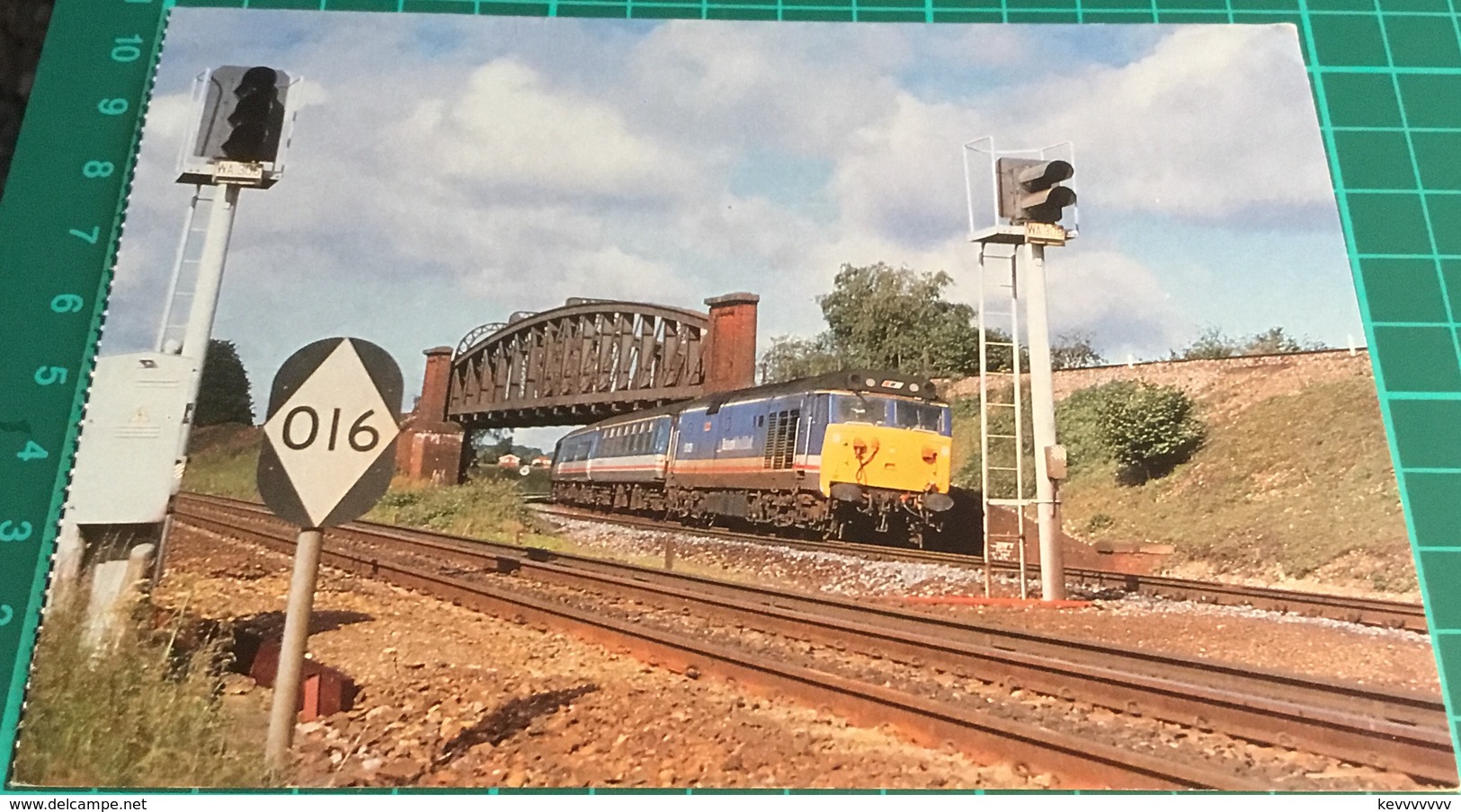 A Class 50 Dashes Beneath Battledown Flyover With An Early Morning Train From The West Country To Waterloo - Trains