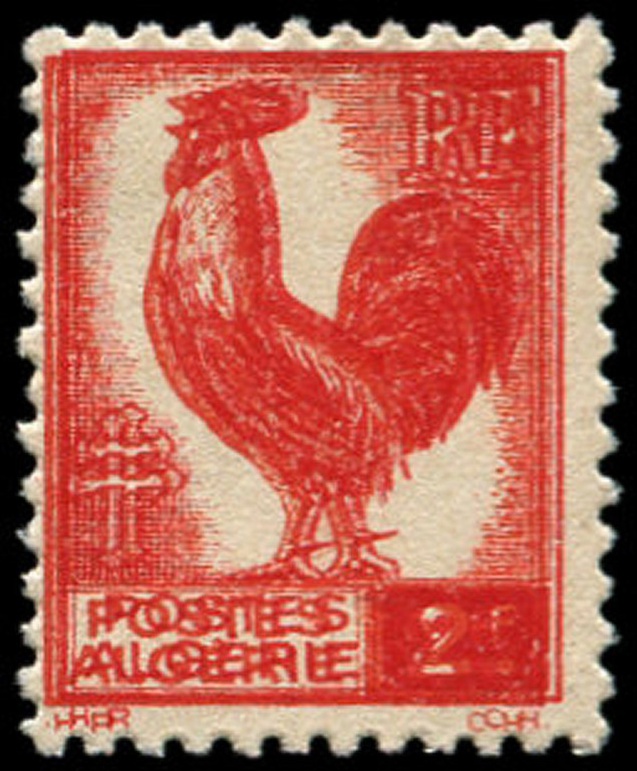 ALGERIE Poste ** - 220a, Double Impression, Signé (Maury) - Cote: 100 - Autres & Non Classés