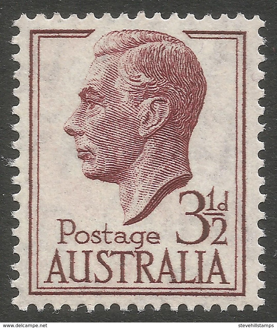 Australia. 1951-52 KGVI. 3½d MNH. SG 247 - Mint Stamps