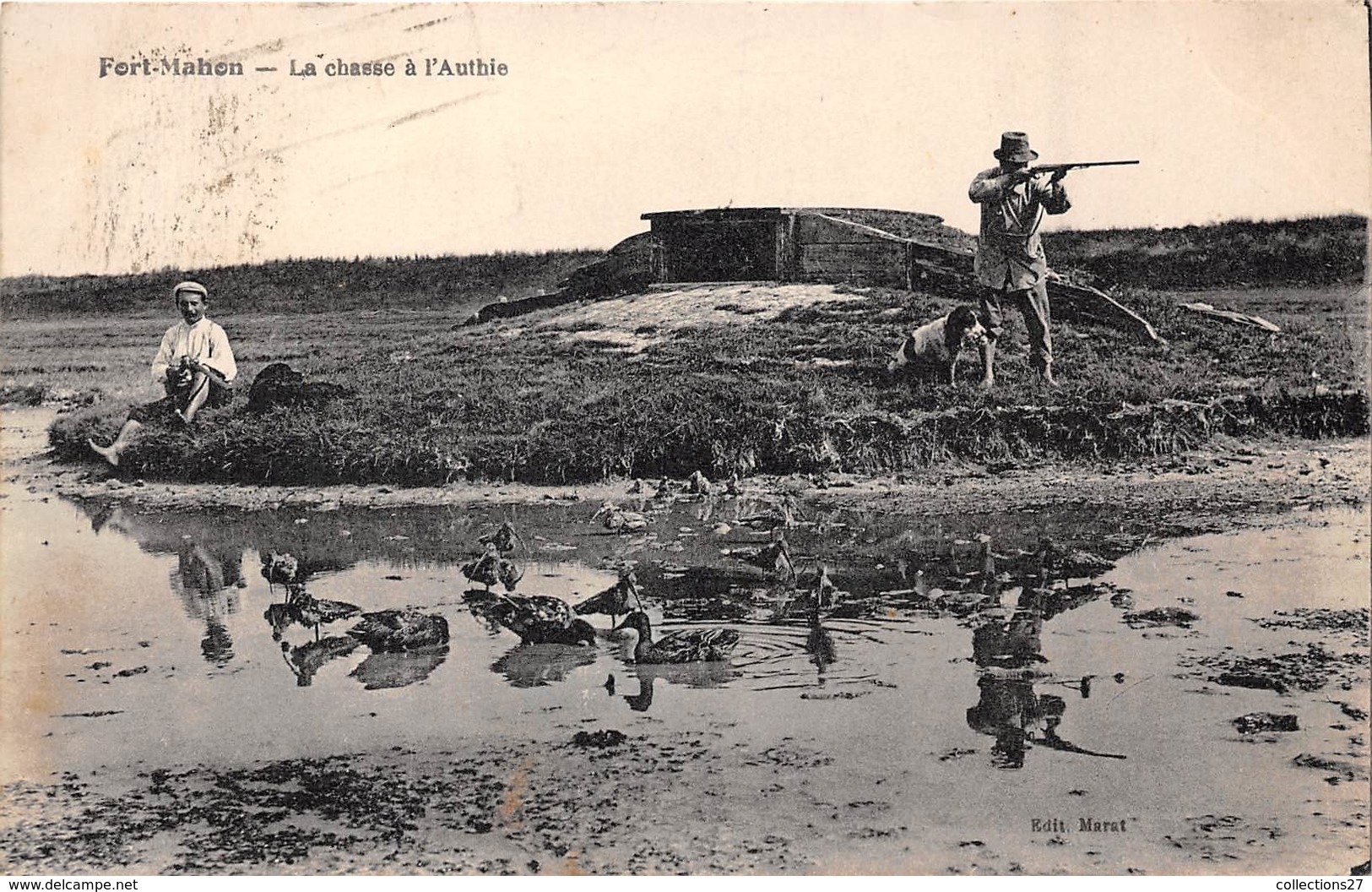 80-FORT-MOHON-LA CHASSE A L'AUTHIE - Fort Mahon