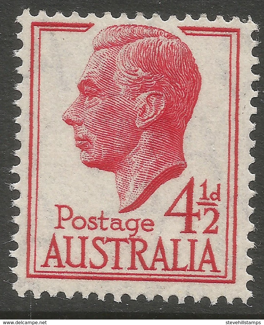 Australia. 1951-52 KGVI. 4½d MNH. SG 248 - Mint Stamps