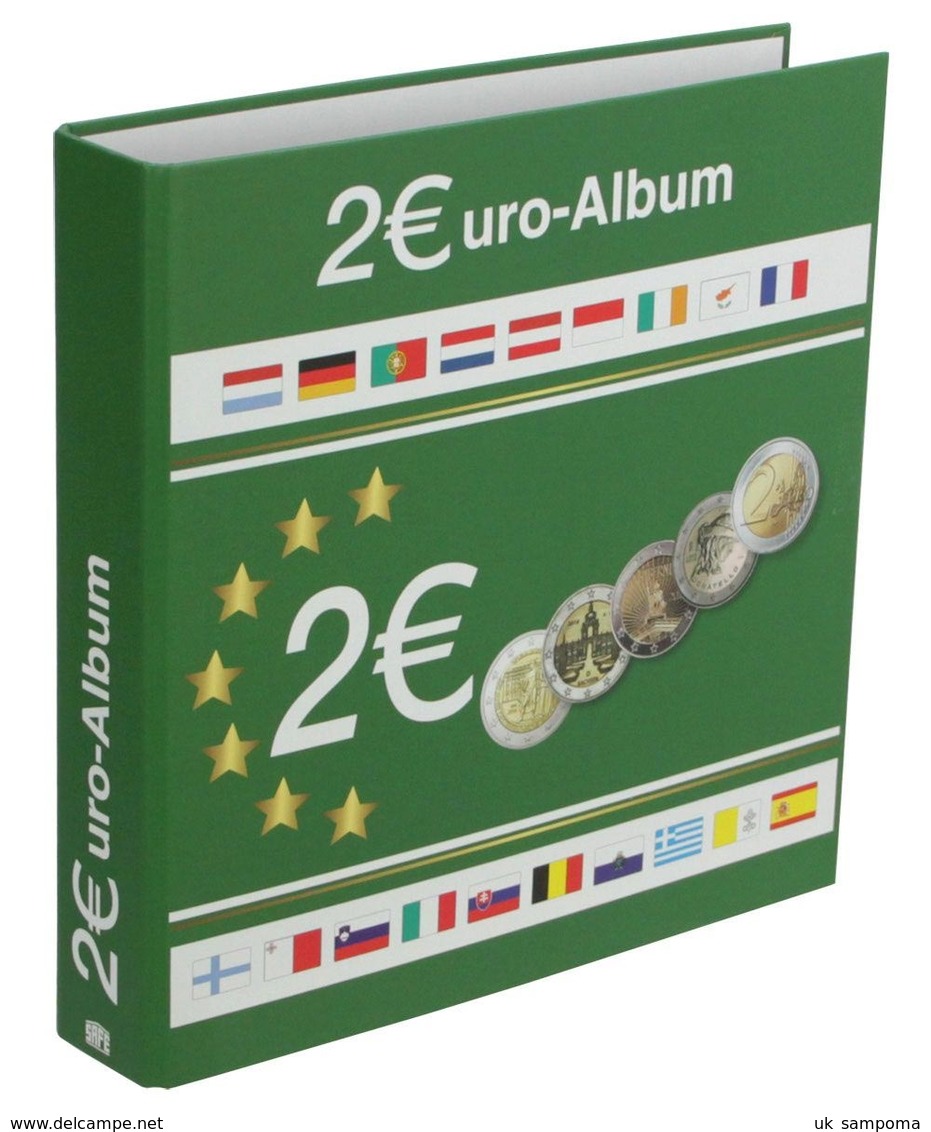 SAFE 8557 Münzalbum Designo 2-Euro - Supplies And Equipment