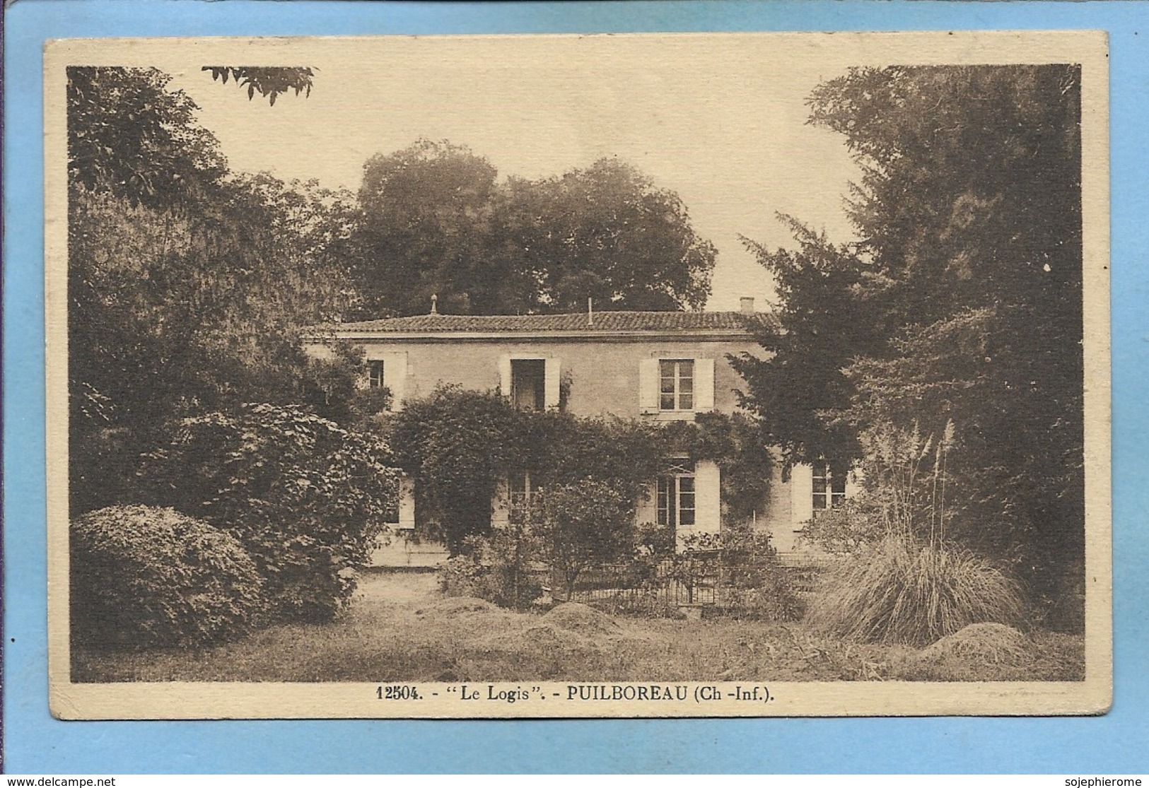 Puilboreau (17) "Le Logis" 2scans 31-07-1926 - Andere & Zonder Classificatie