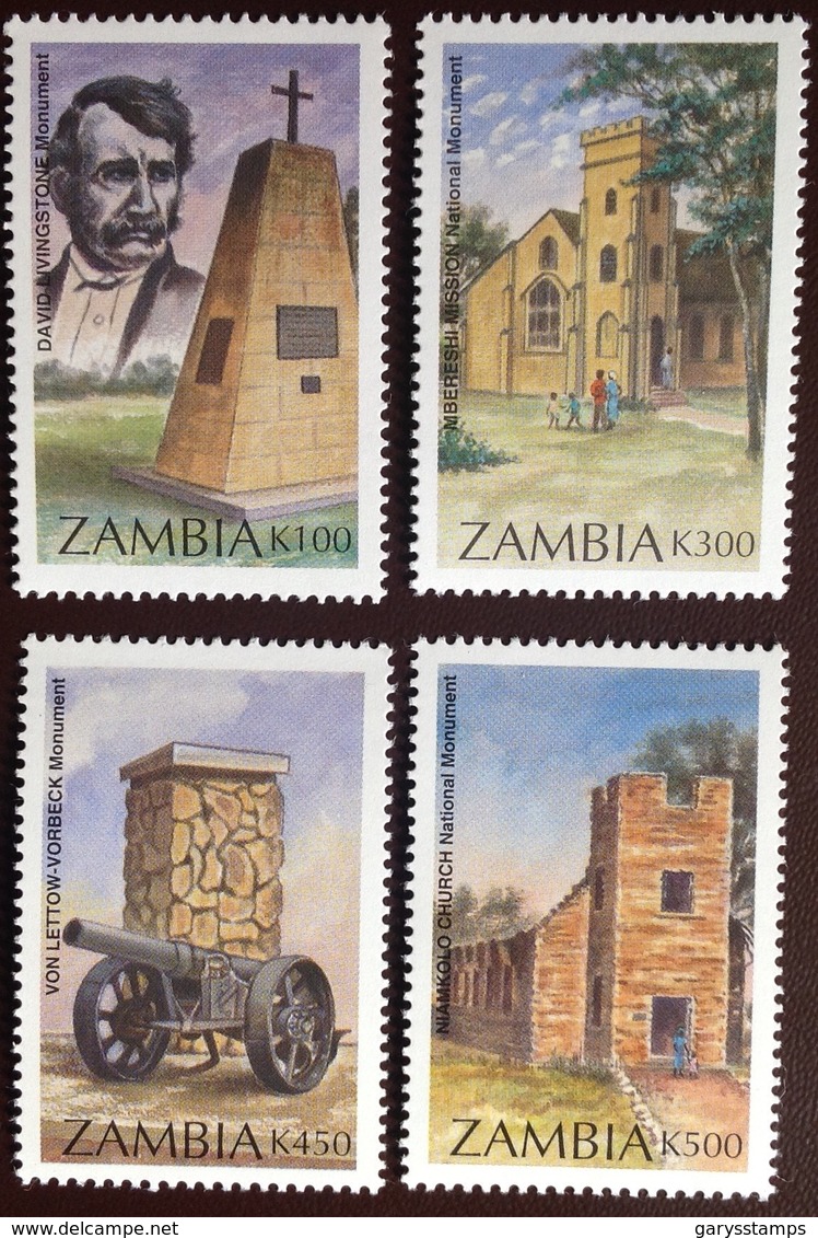 Zambia 1996 Monuments MNH - Zambia (1965-...)