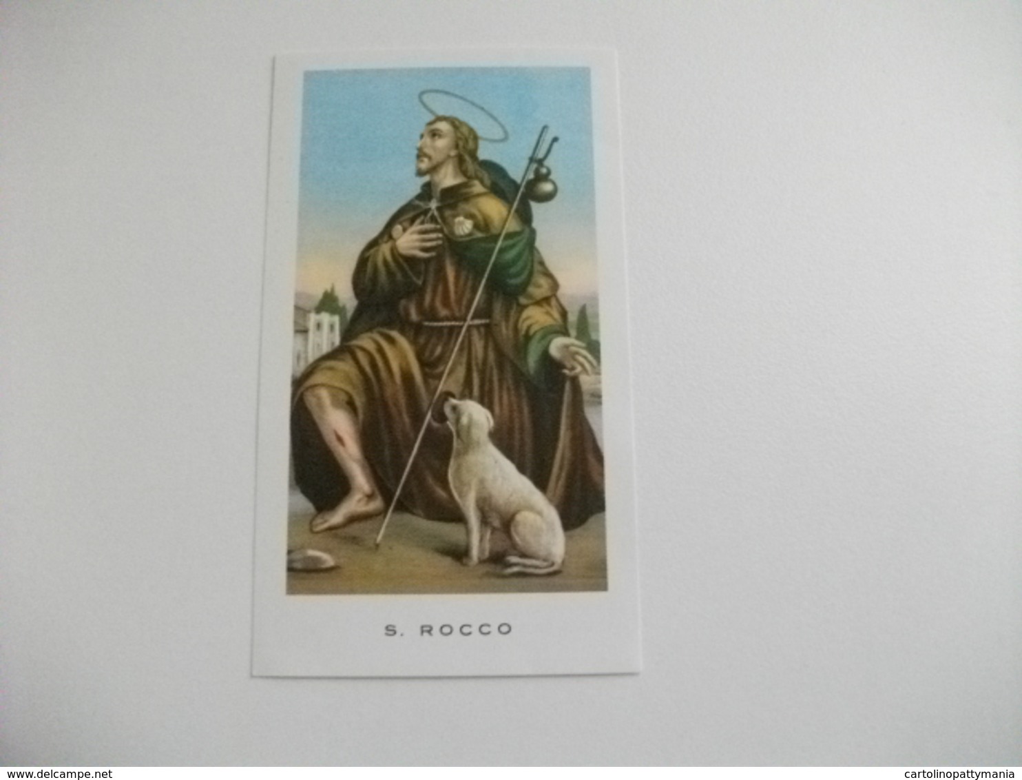 SANTINO HOLY PICTURE IMAGE SAINTE  SAN ROCCO ORAZIONE - Religione & Esoterismo