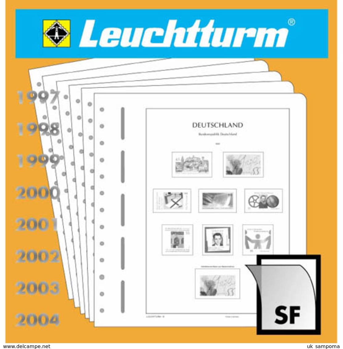 LIGHTHOUSE SF Supplement Federal Republic Of Germany Booklet Sheets 2018 - Pre-printed Pages