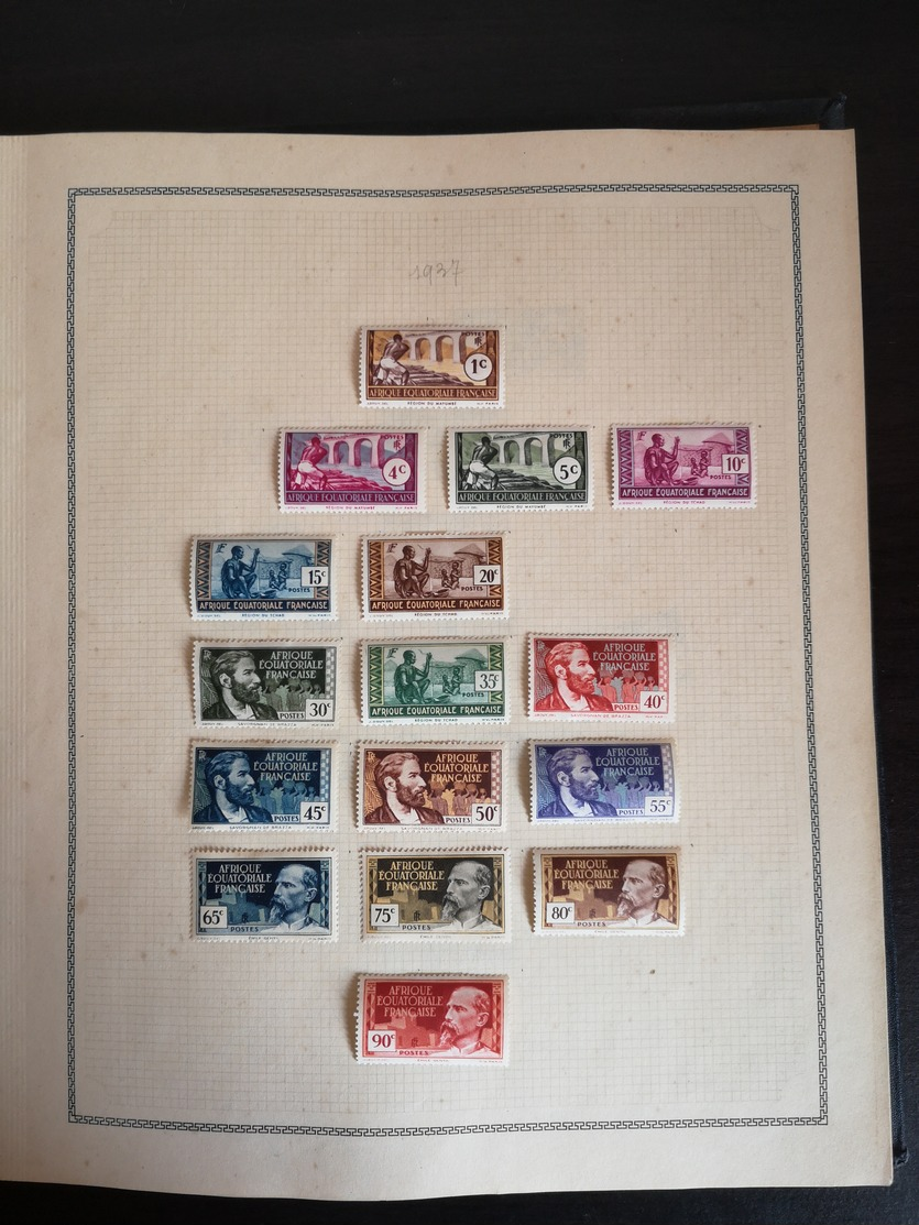 COLONIES FRANCAISES - Classeur De Neufs ( Quelques Oblitérés ), Tous états, Nombreux TB. - Collections