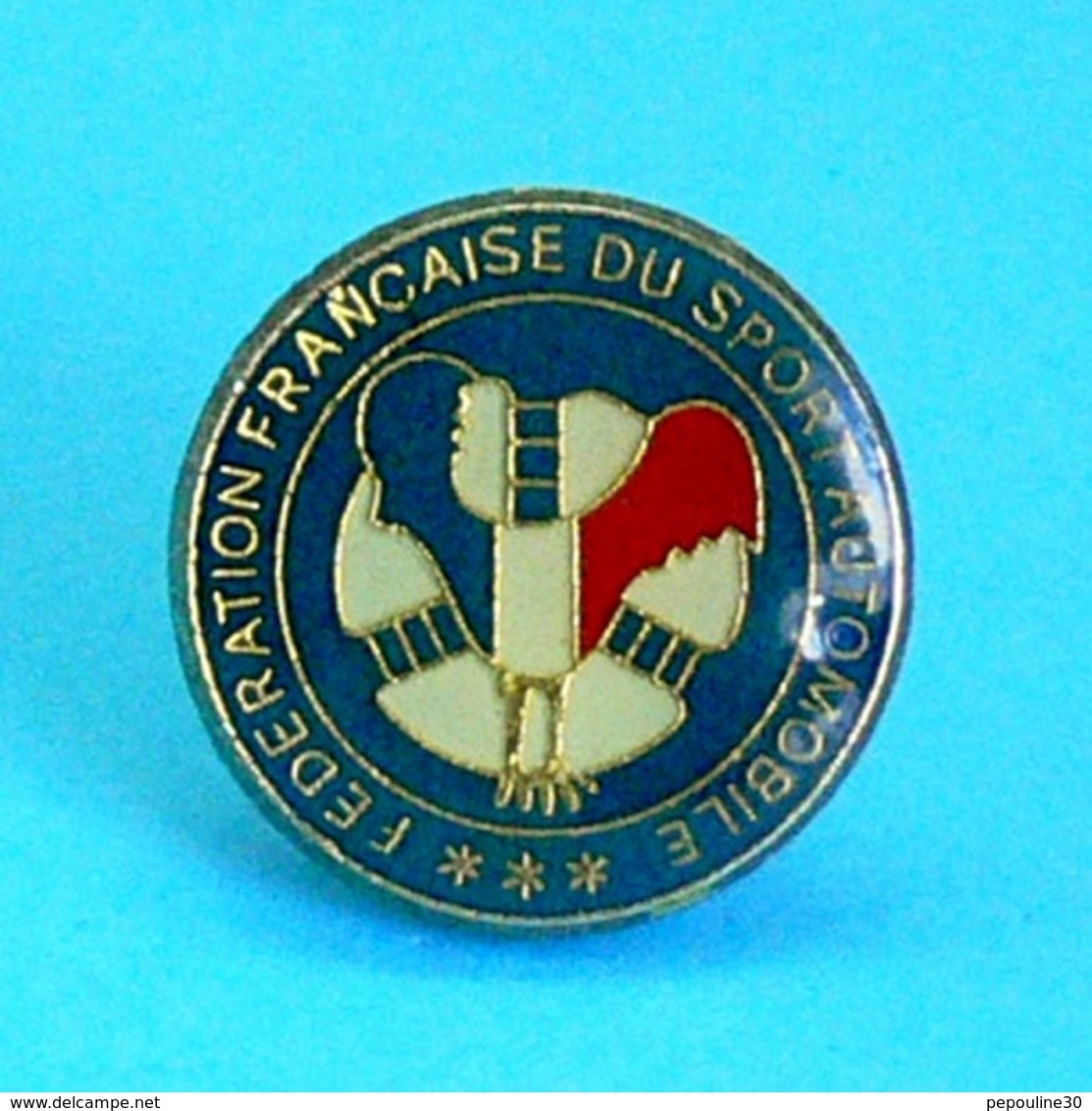 1 PIN'S //   ** F.F.S.A / FÉDÉRATION FRANÇAISE DU SPORT AUTOMOBILE ** - Autres & Non Classés