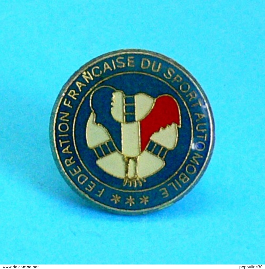 1 PIN'S //   ** F.F.S.A / FÉDÉRATION FRANÇAISE DU SPORT AUTOMOBILE ** - Autres & Non Classés