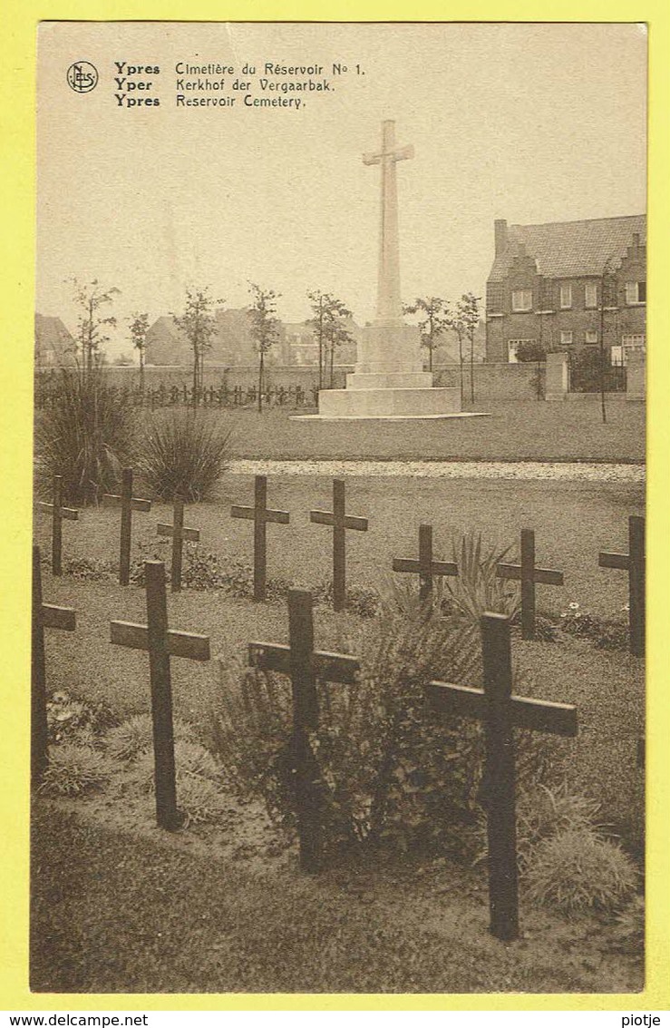 * Ieper - Ypres - Yper * (Nels, Edit J. Versailles) Cimetière Du Réservoir N° 1, Kerkhof Vergaarbak, Reservoir Cemetery - Ieper