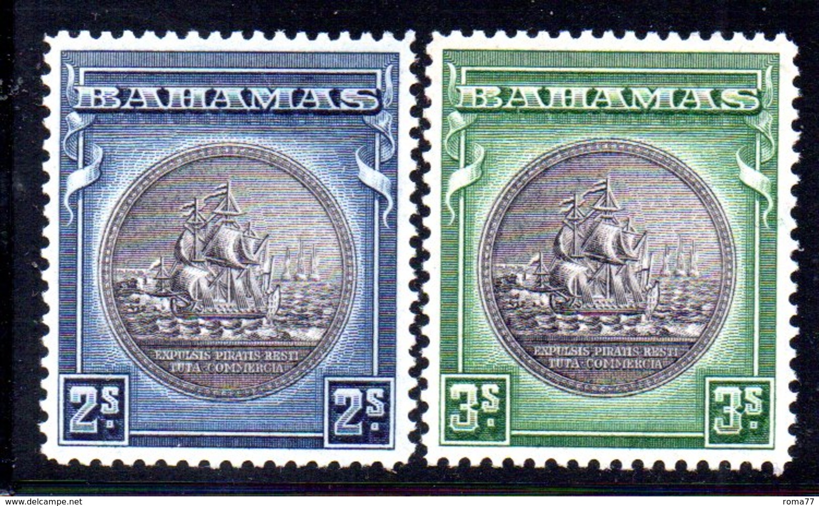 APR424 - BAHAMAS 1931 ,  Serie Yvert N. 91/92   ***  (2380A). - 1859-1963 Colonia Britannica