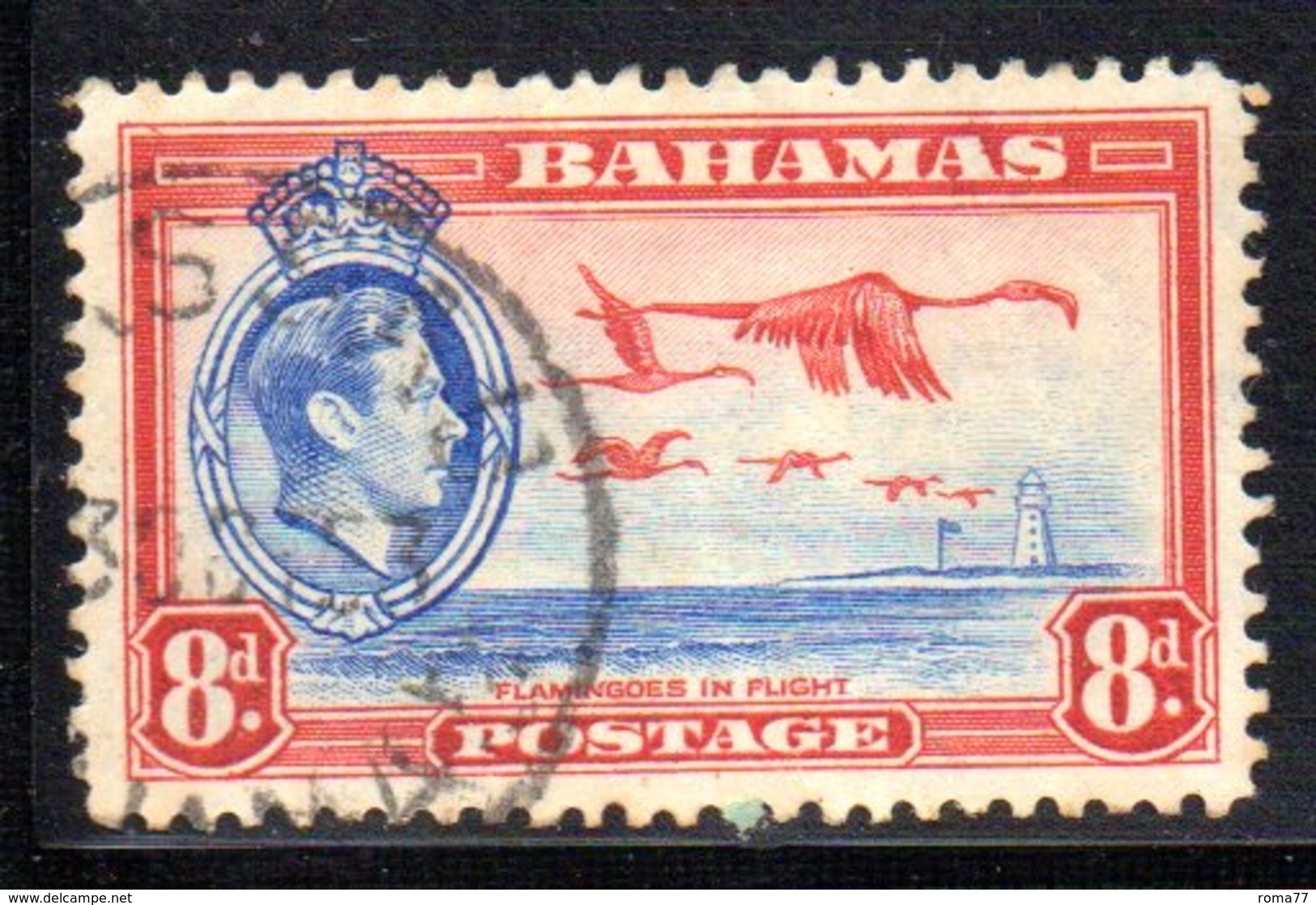 APR430 - BAHAMAS 1938 , Giorgio VI   Yvert N. 112  Usato  (2380A). - 1859-1963 Colonia Britannica