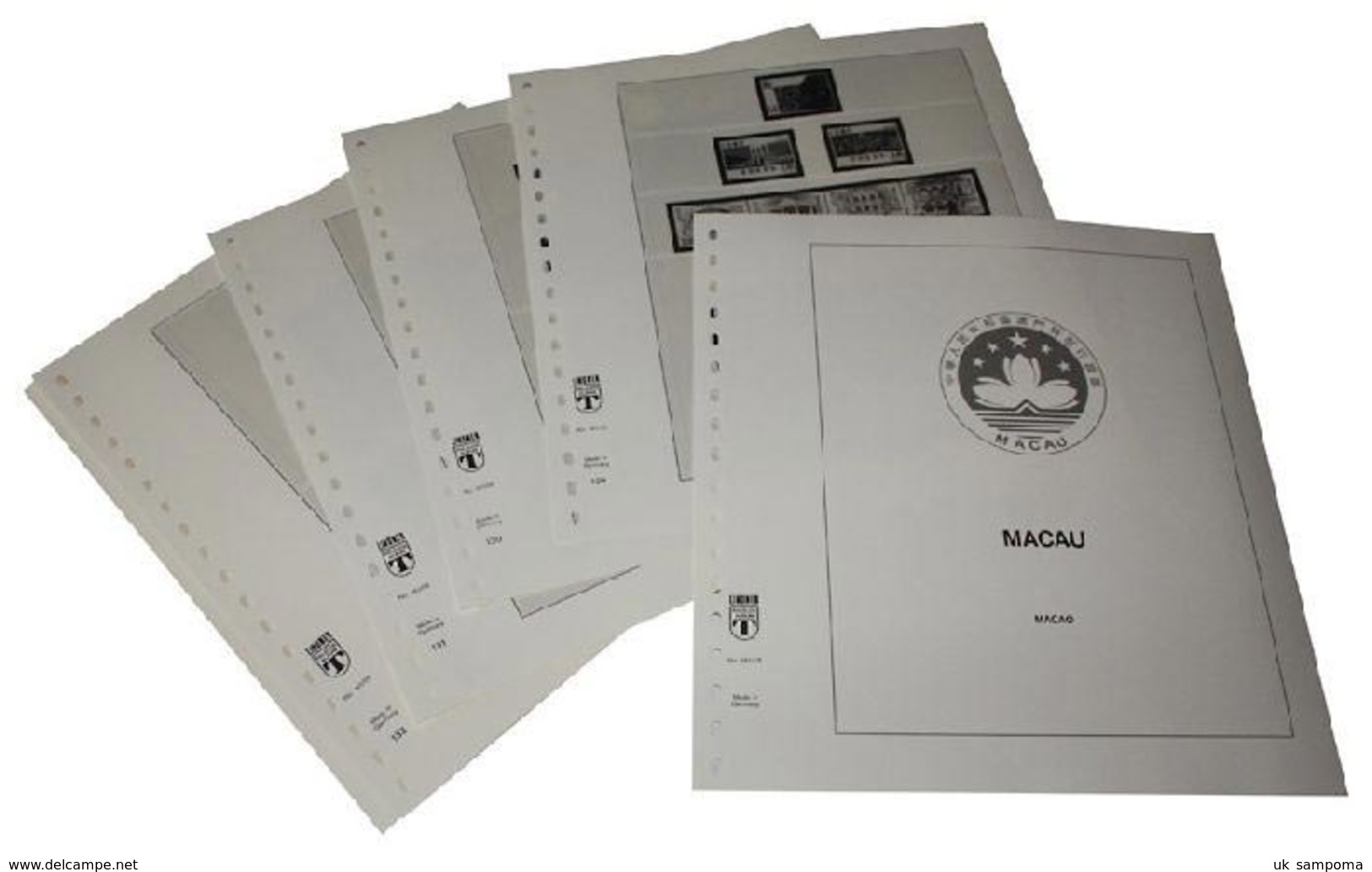 Macau - Supplement Year 2018 - Pre-printed Pages