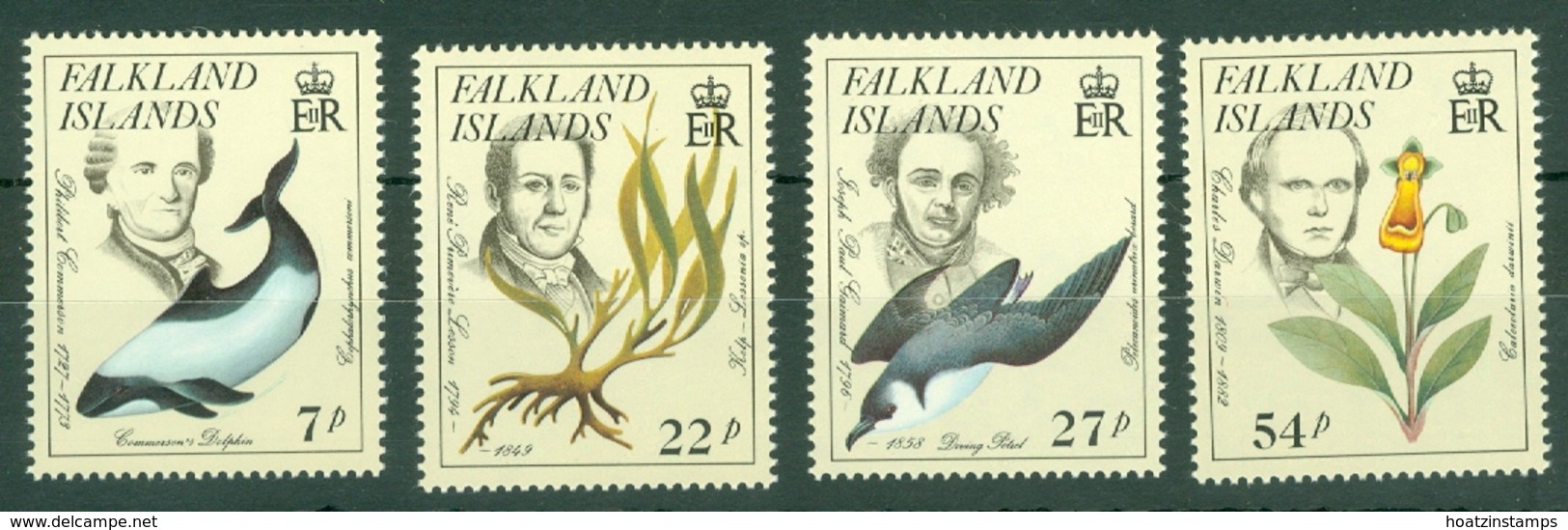 Falkland Is: 1985   Early Naturalists  MNH - Falkland Islands