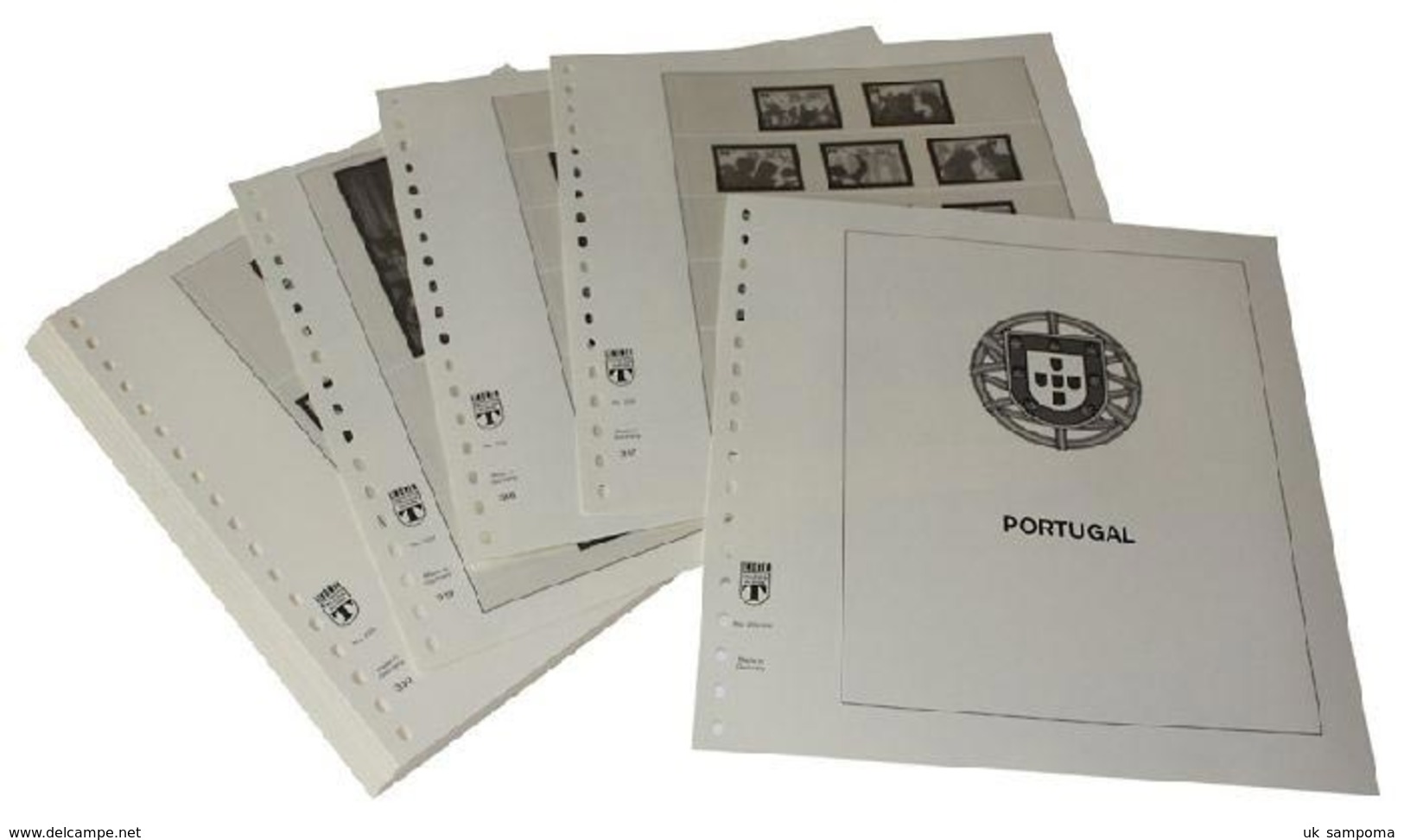 Portugal Mini Sheet - Supplement Year 2018 - Pre-printed Pages