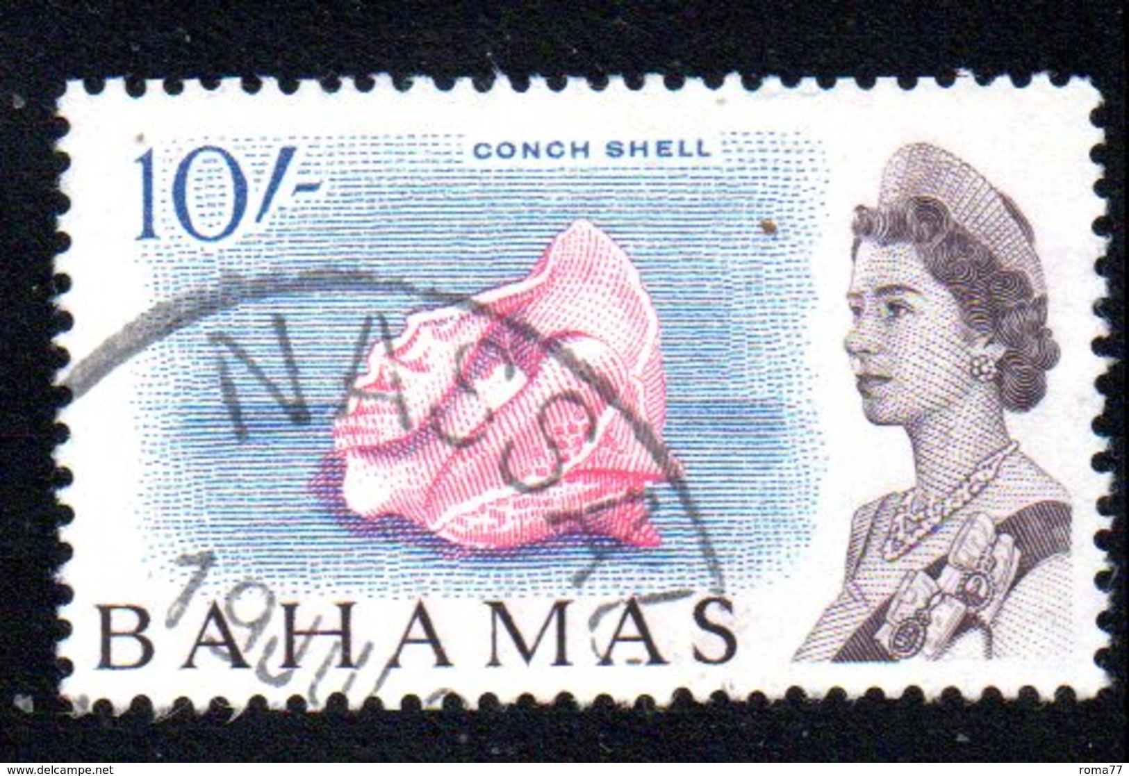 APR436 - BAHAMAS 1964 , 10 Sh Yvert N. 206  Usato  (2380A). - 1963-1973 Autonomia Interna