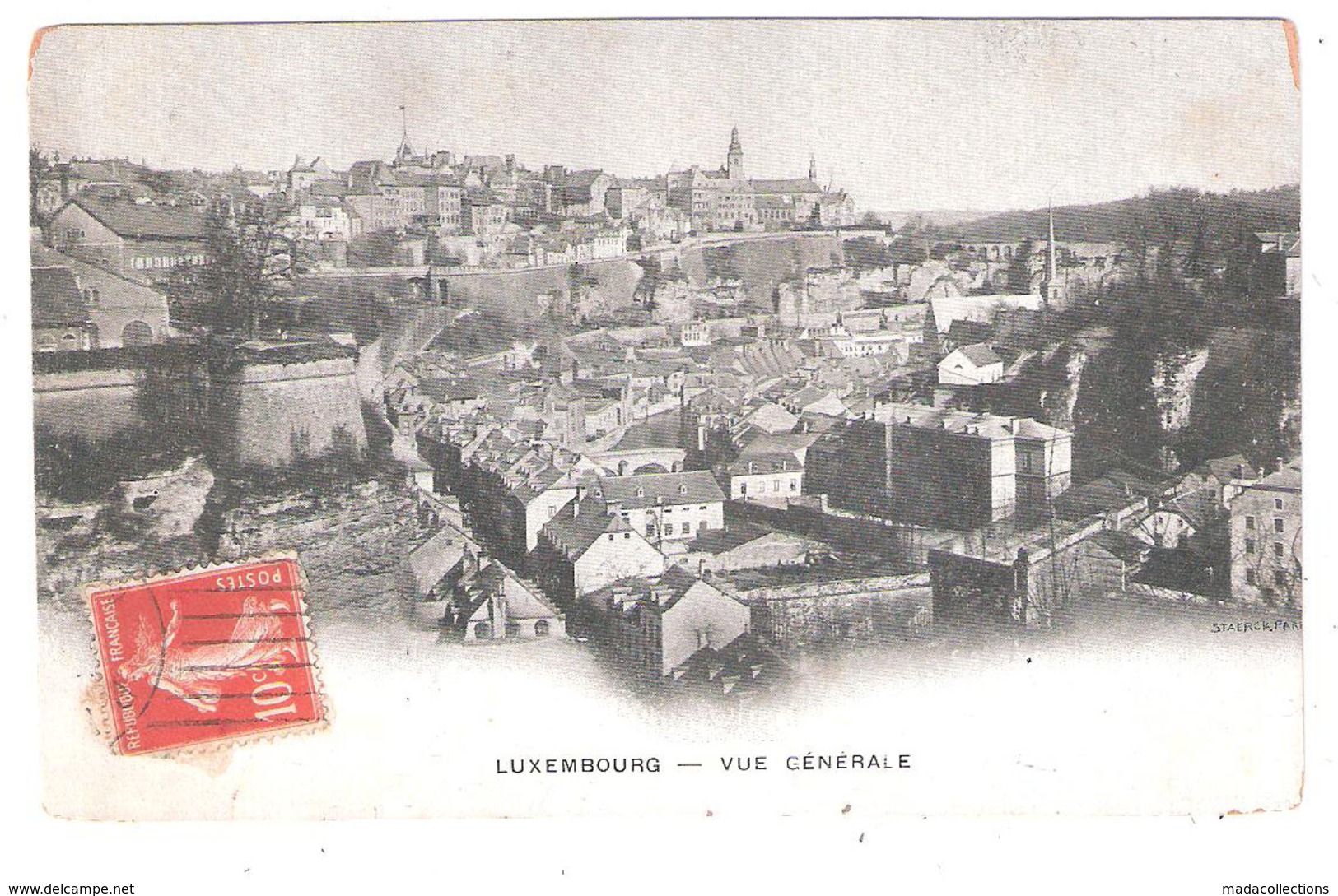 LUXEMBOURG  Vue Générale - Luxemburg - Town