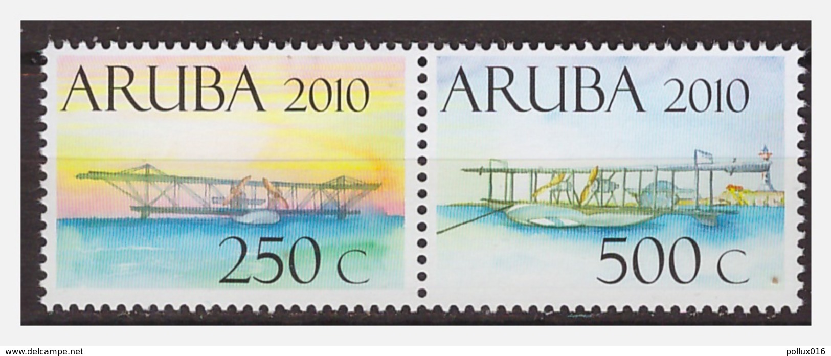 Aruba 2010 Historicale Airplane Flugzeuge Vliegtuigen MNH - Vliegtuigen