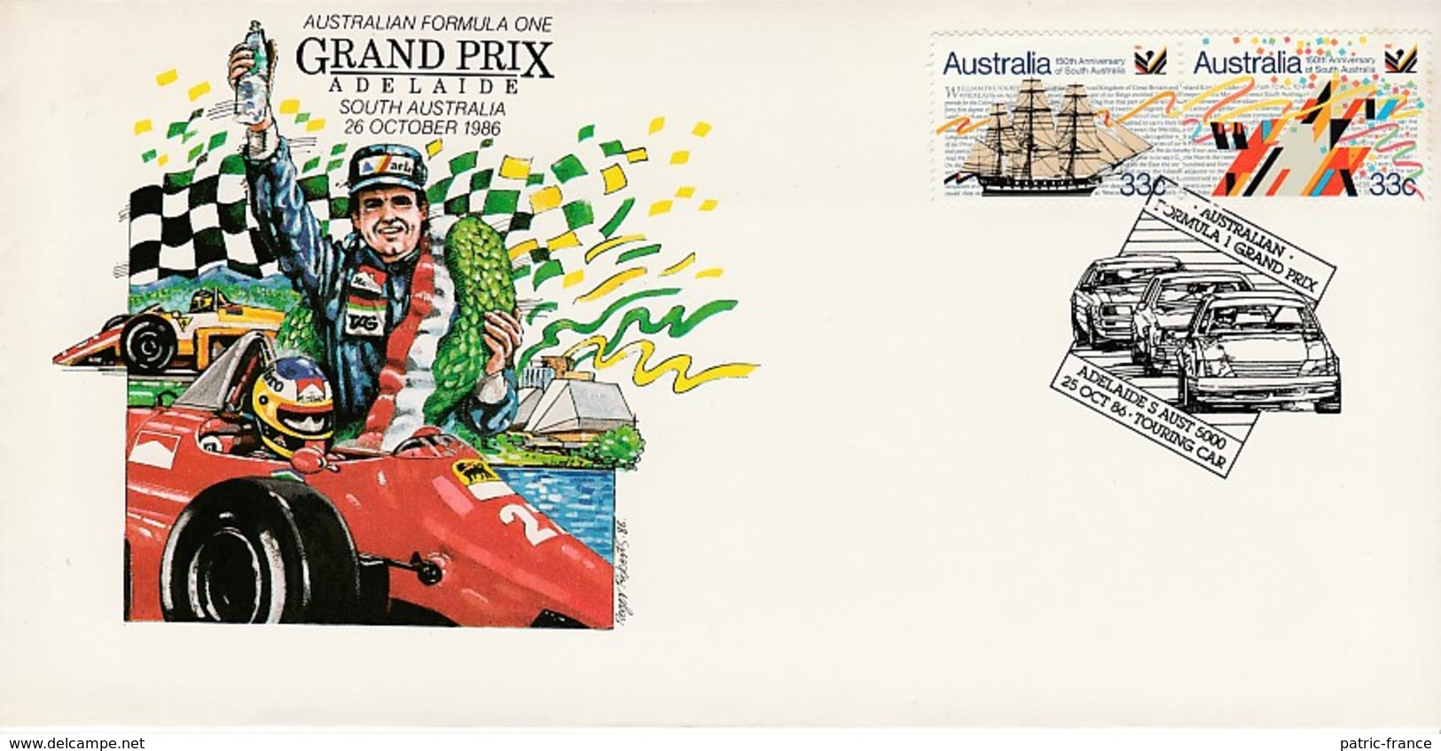Cars - Automobile - Voiture - Formule 1 FERRARI - AUSTRALIE 1986 Grand Prix - Touring Car - Automobile