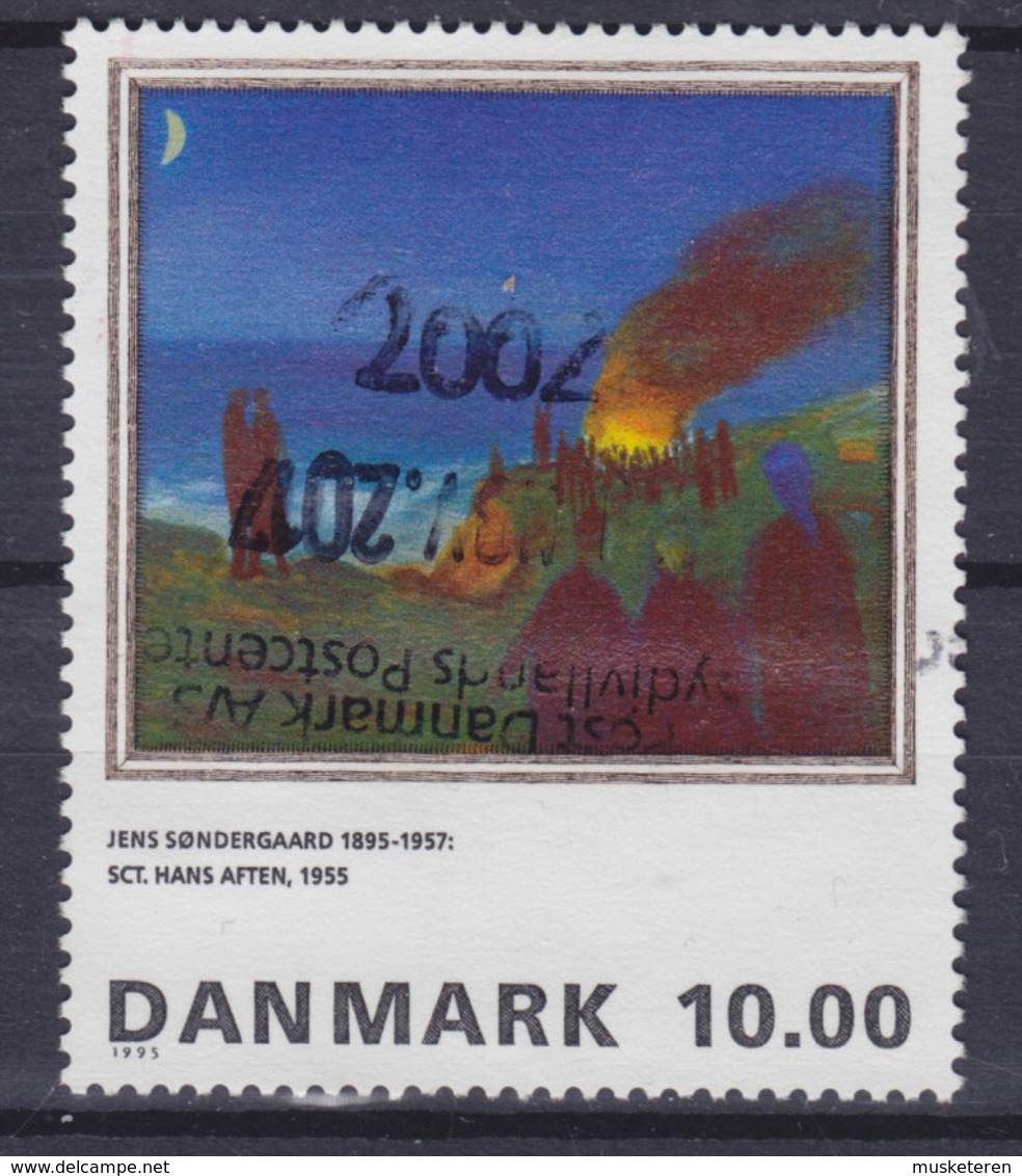 Denmark 1995 Mi. 1108   10.00 Kr Painting Gemälde Johannisnacht Von Jens Søndergaard - Gebraucht