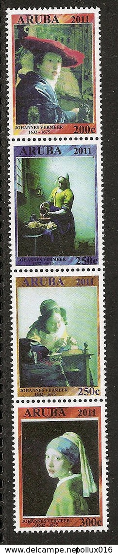 Aruba 2011 Vermeer Schilder Painter MNH - Andere & Zonder Classificatie