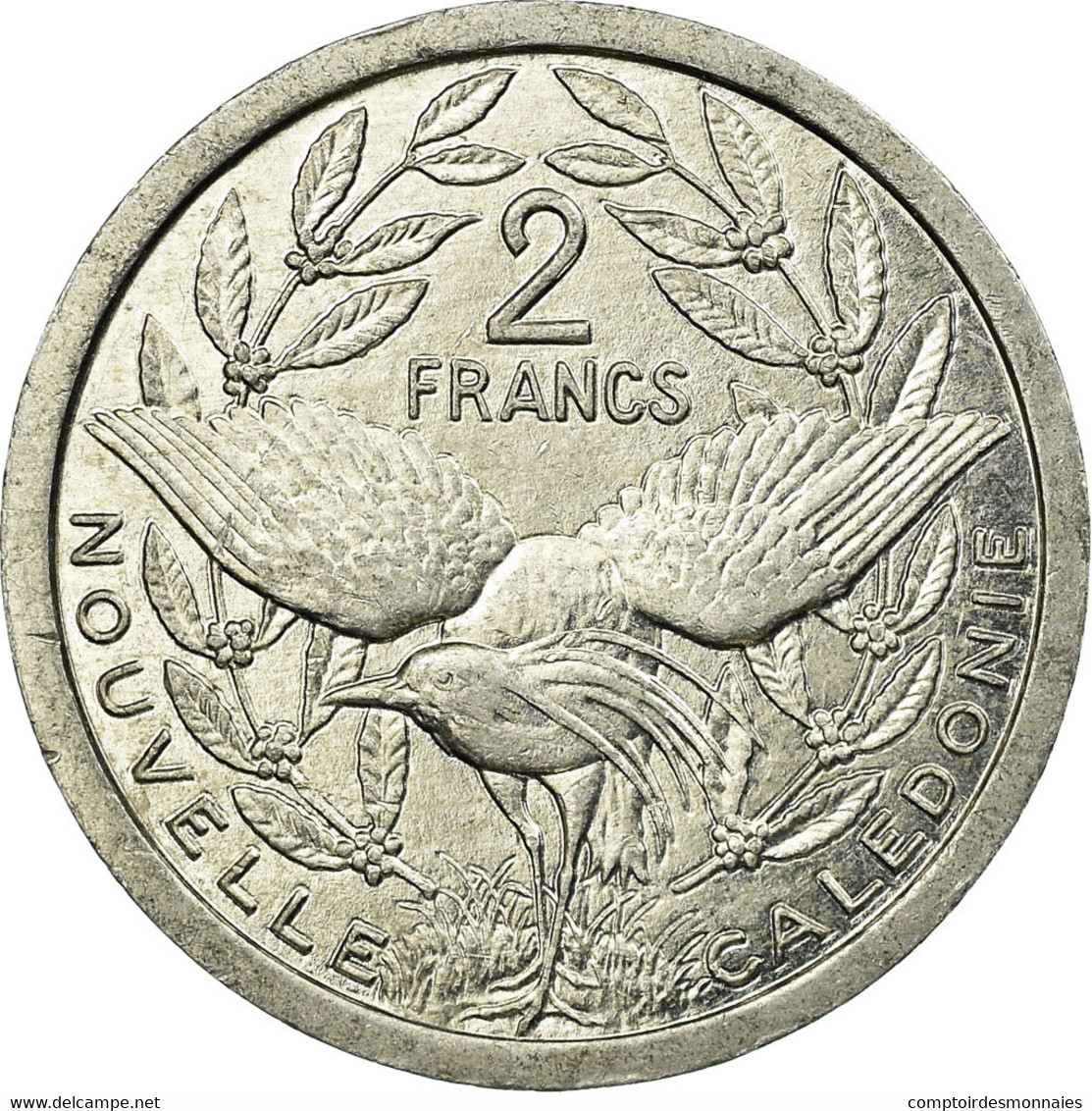 Monnaie, Nouvelle-Calédonie, 2 Francs, 1987, Paris, TTB, Aluminium, KM:14 - Nueva Caledonia