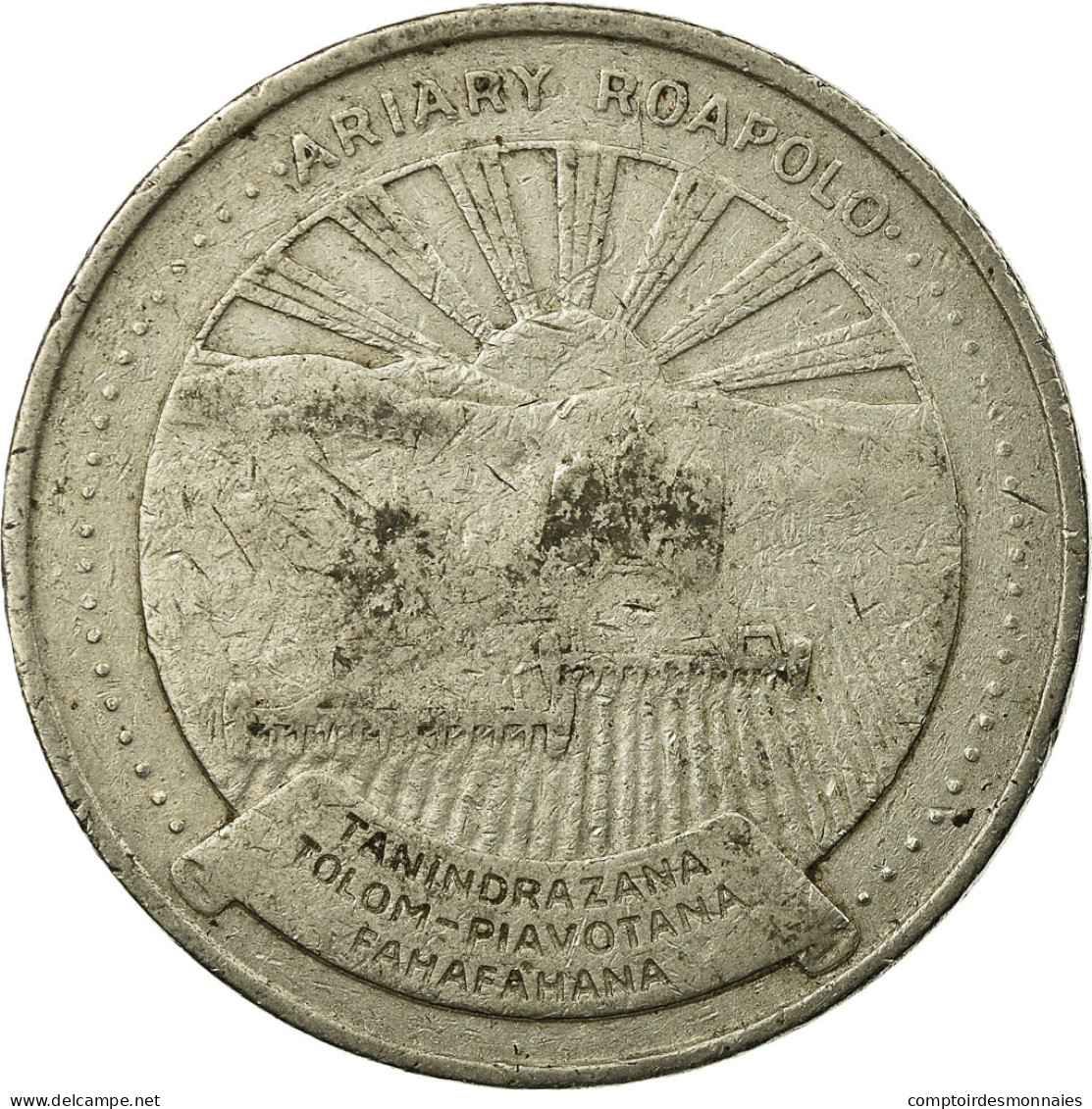 Monnaie, Madagascar, 20 Ariary, 1978, British Royal Mint, TB, Nickel, KM:14 - Madagascar