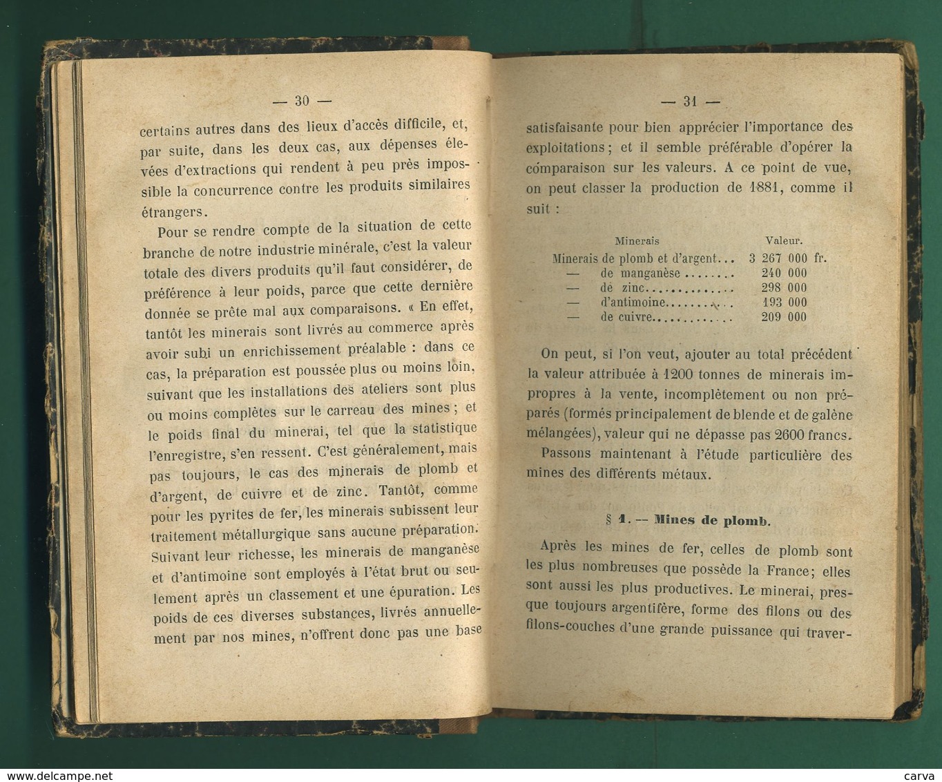 Les Mines De France Et Colonies Mines Cuivre Zinc étain Or Nickel Cobalt Mercure Houille Tourbe - Guyane Réunion Sénégal - Natura