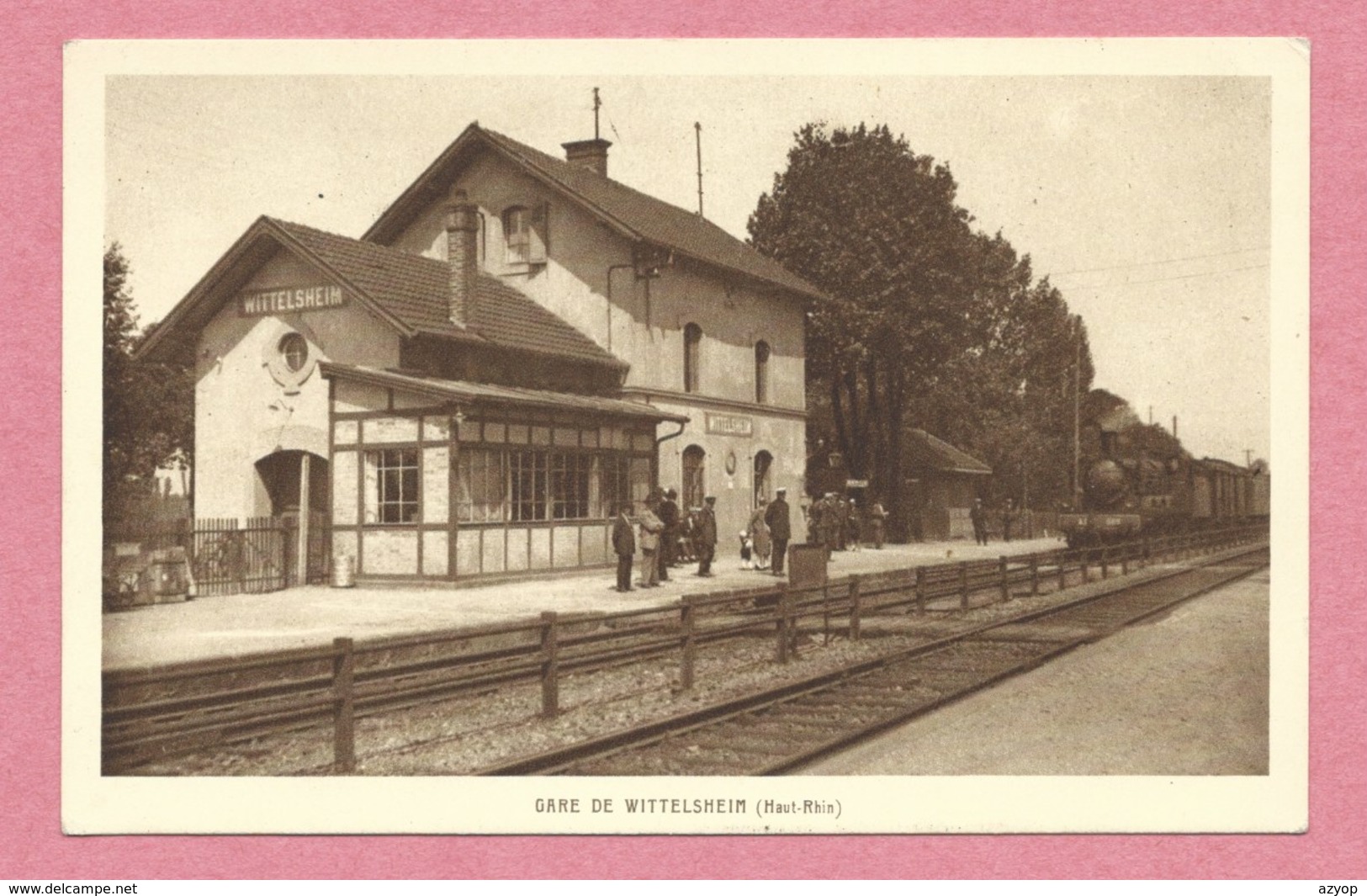 68 - WITTELSHEIM - Gare - Bahnhof - Autres & Non Classés