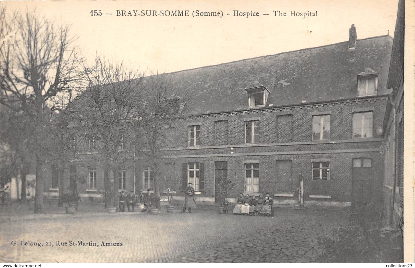 80-BRAY-SUR-SOMME - HOSPICE - THE HOSPICE - Bray Sur Somme