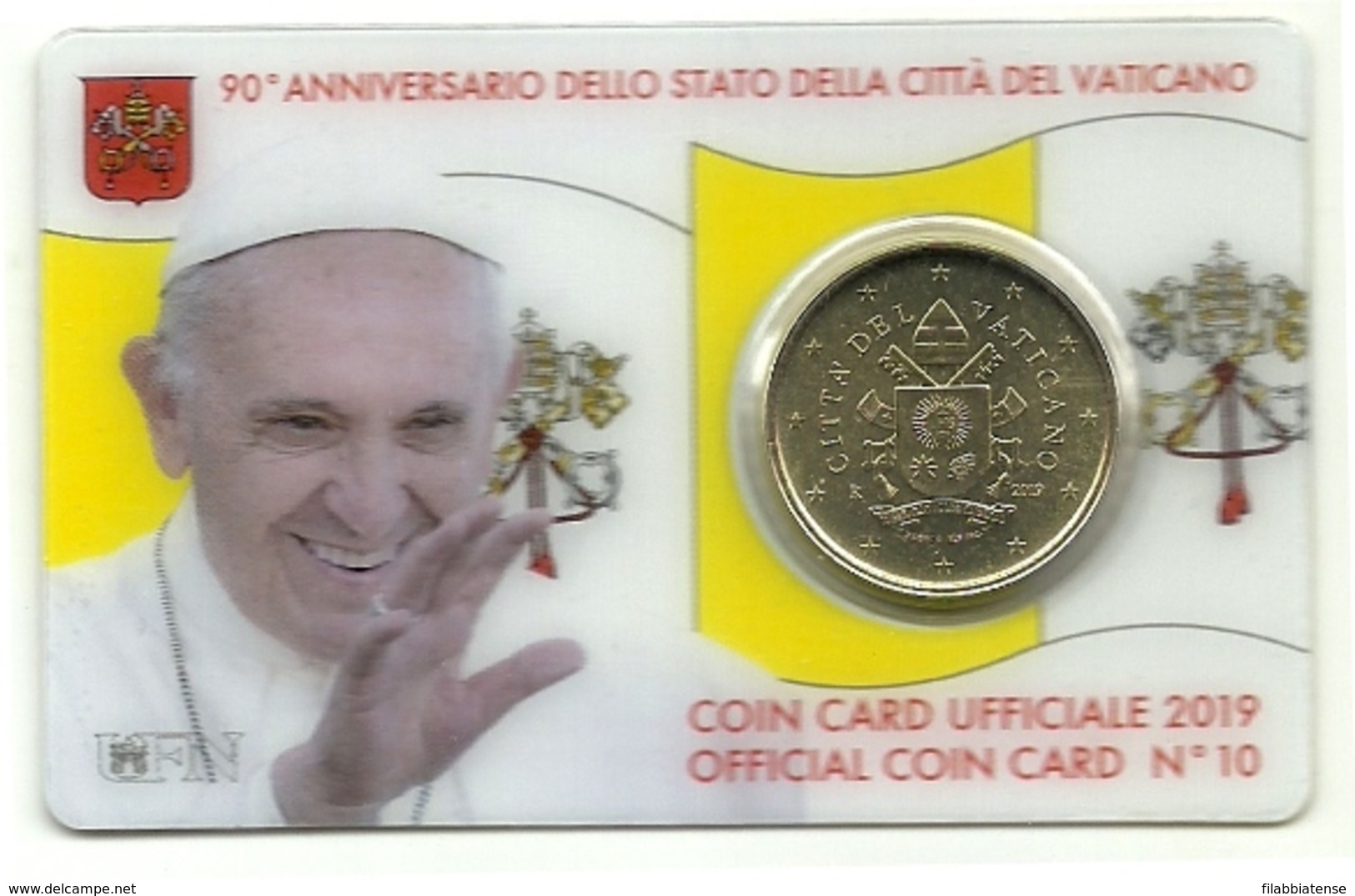 2019 - Vaticano - Coin Card N. 10 - Vaticano