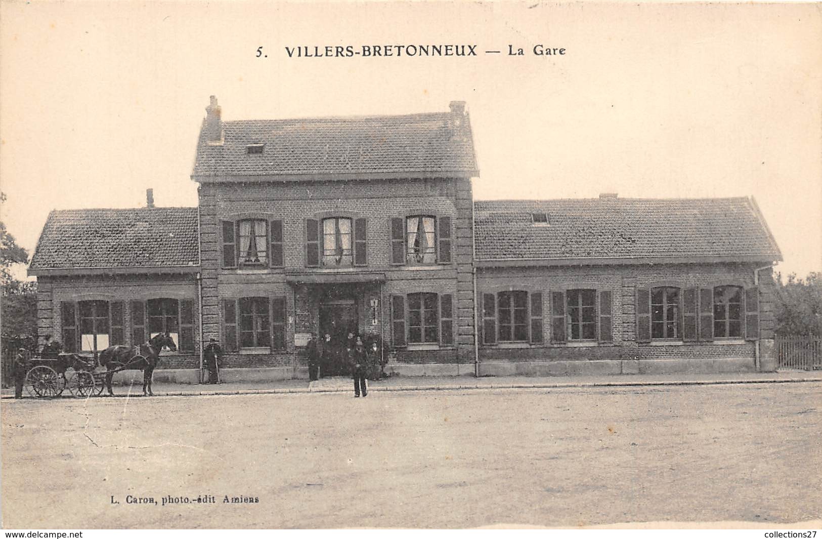 80-VILLERS-BRETONNEUX- LA GARE - Villers Bretonneux