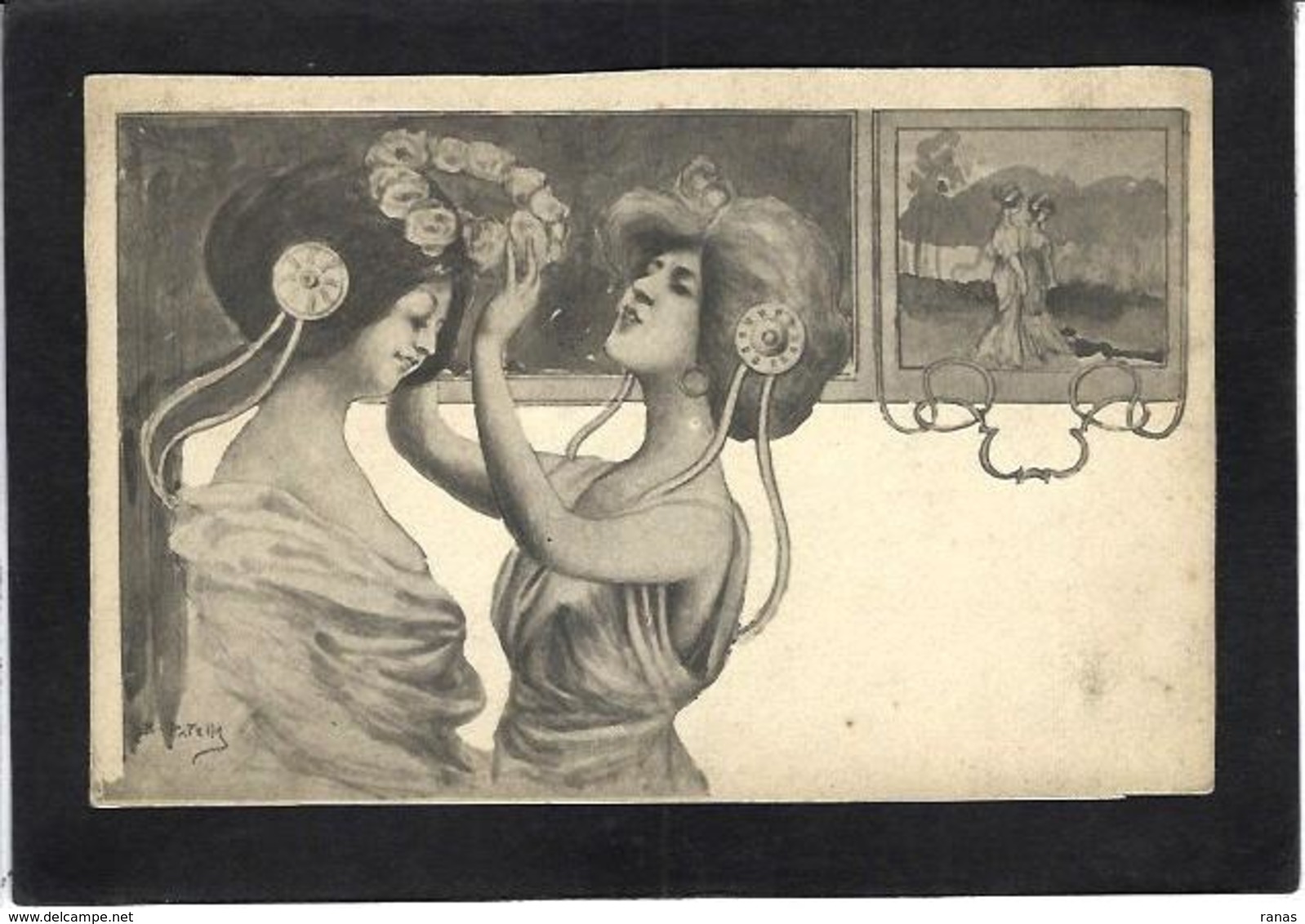 CPA PATELLA Femme Girl Woman Art Nouveau Non Circulé - Pin-Ups