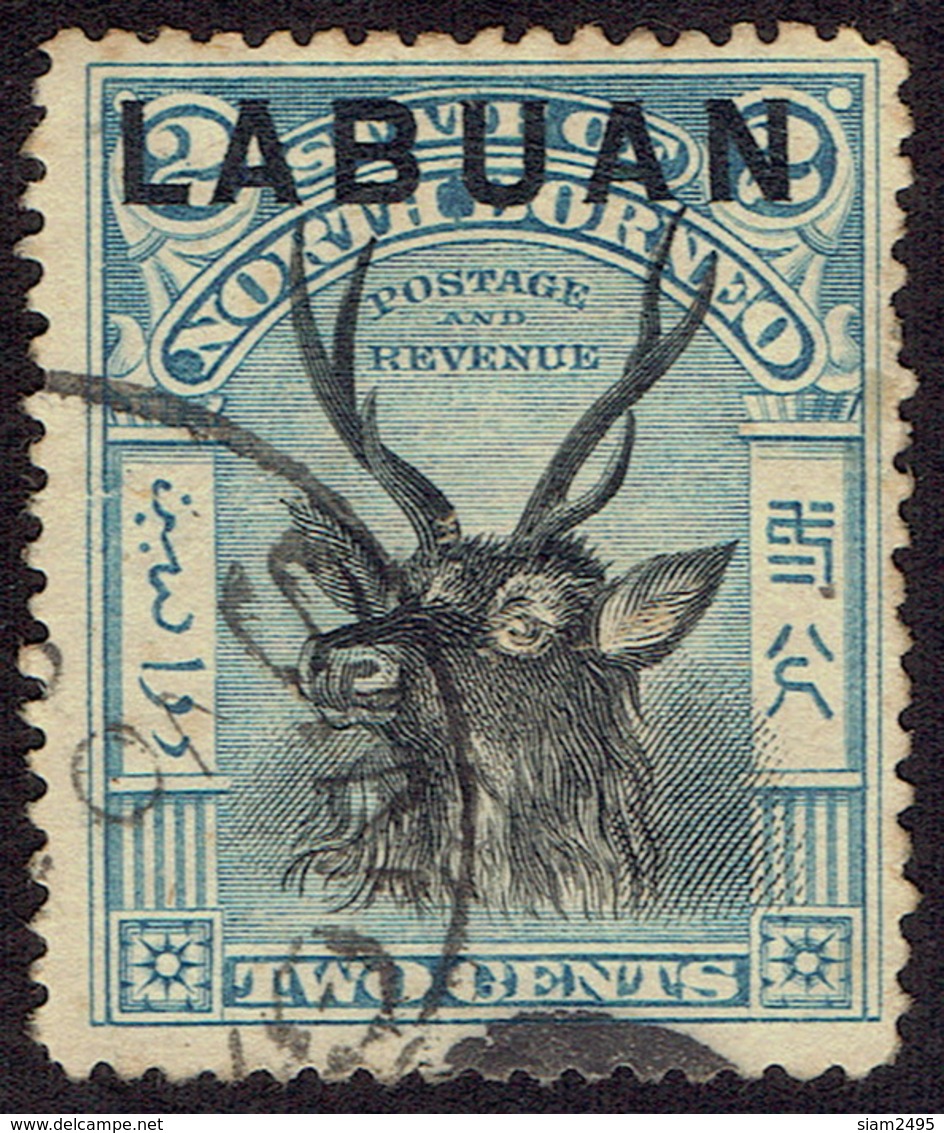 Labuan 1897, Sambar Stag - Noord Borneo (...-1963)