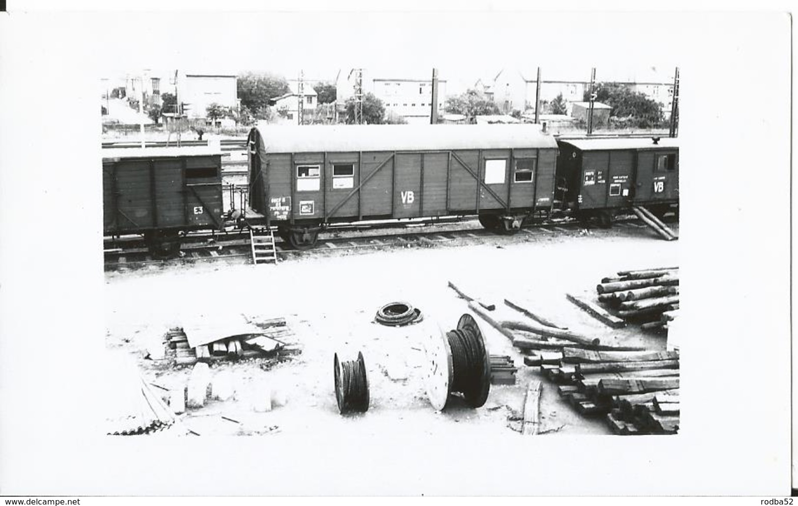 Photo -Train -Locomtive - Gare D' Hagondange En 1956 57 - Moselle - Treni