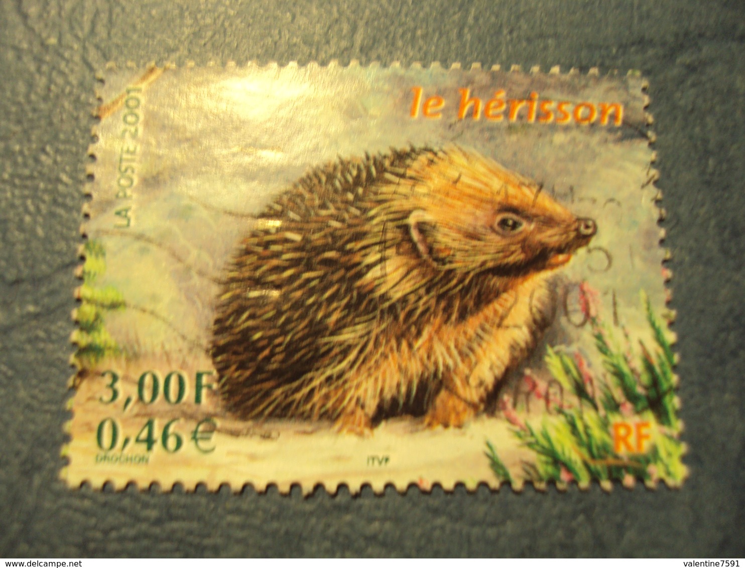 2000-2009-timbre Oblitéré N°   3383 " Petits Animaux Ds La Forêt : Hérisson     "    0.50 - Oblitérés