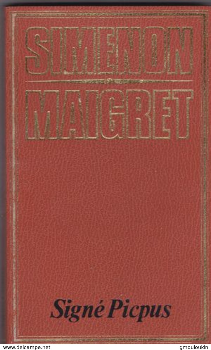 Simenon - Maigret - Signé Picpus - Simenon