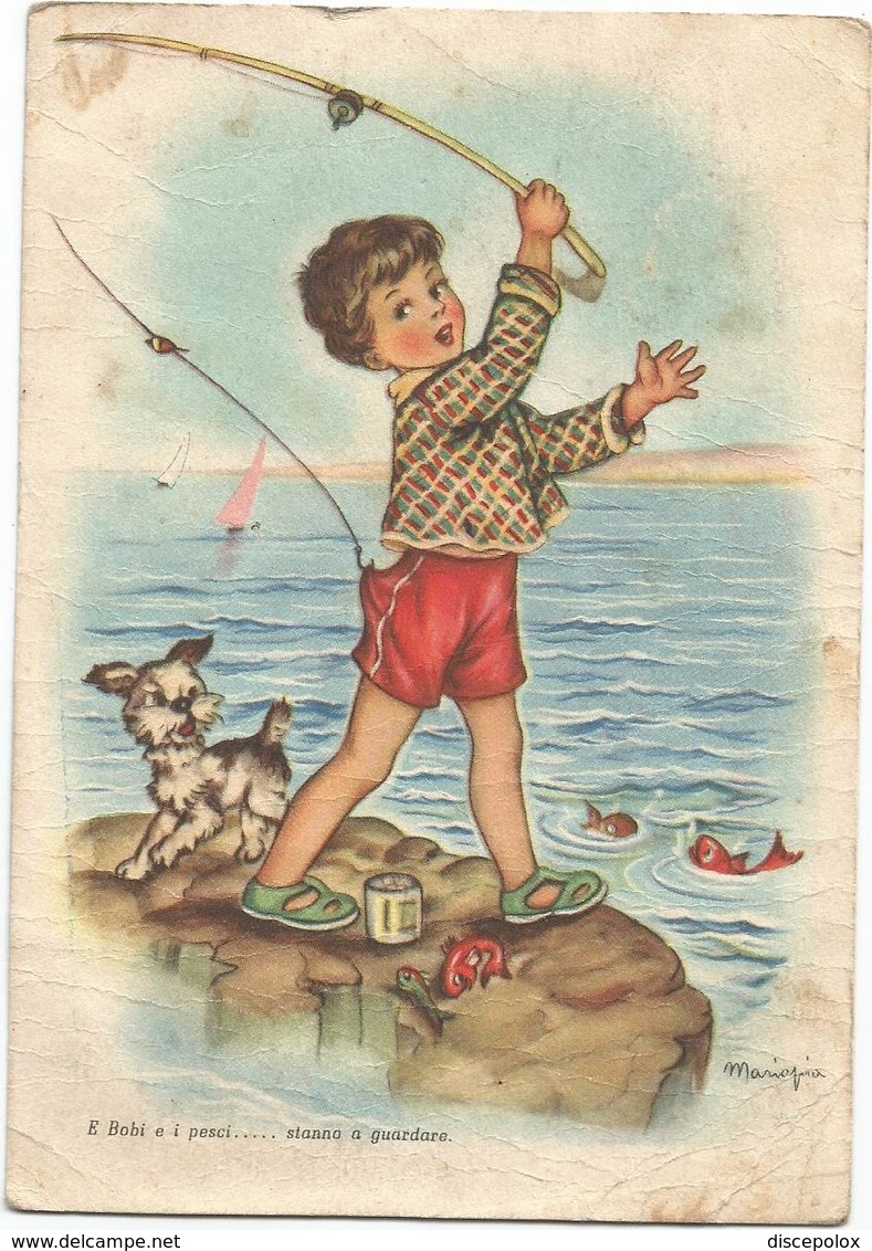 W2533 Bambini - Enfants - Children - Kinder - Nino - Illustrazione Illustration / Viaggiata 1952 - Scene & Paesaggi