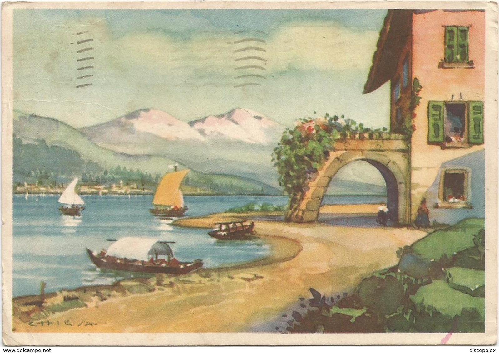 W2534 Paesaggio Paysage Landscape - Illustrazione Illustration / Viaggiata 1942 - Altri & Non Classificati