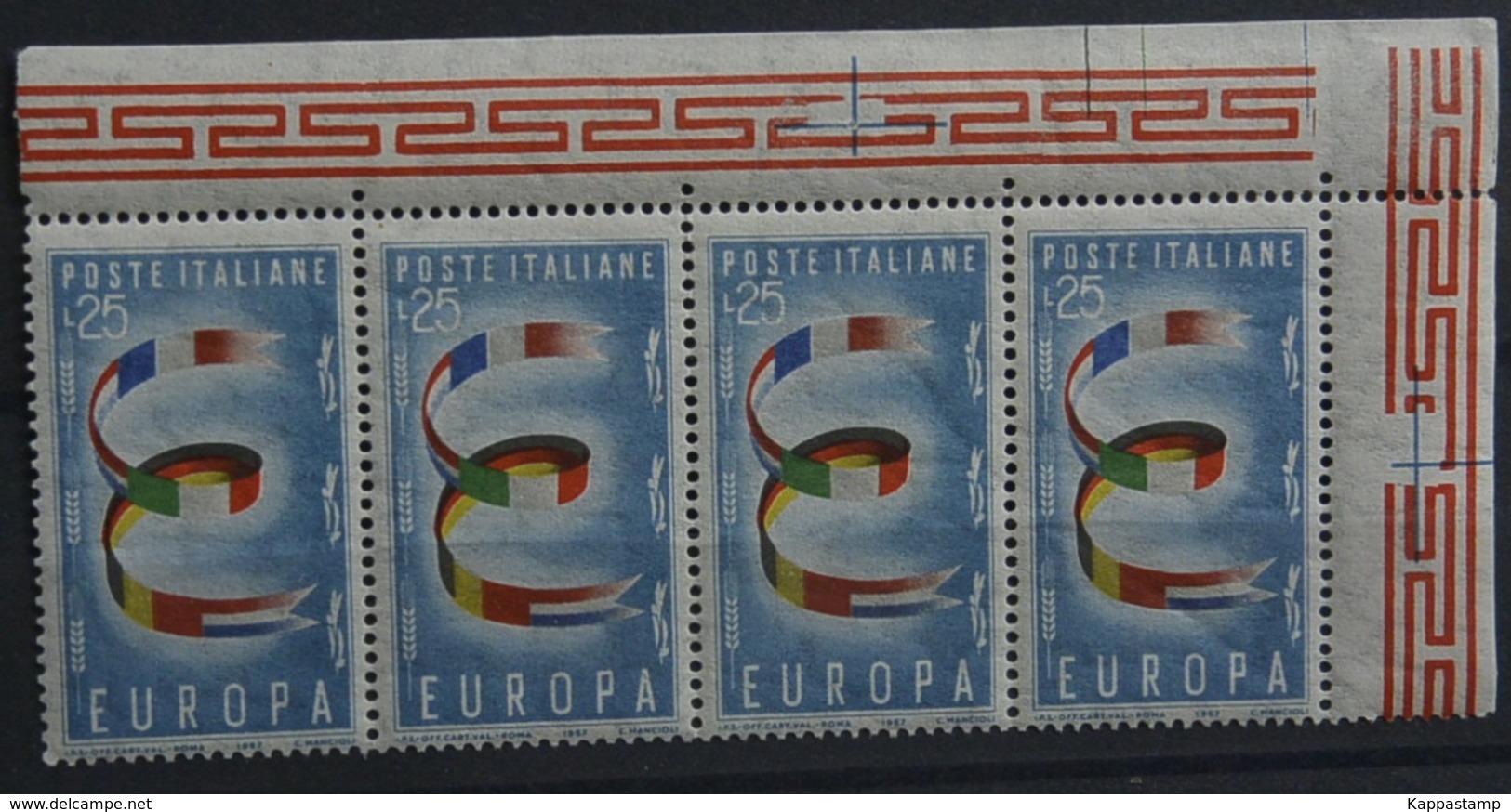 ITALIA EUROPA UNITA .Sassone.nr.817  .MNH**(POST76/6 - 1957