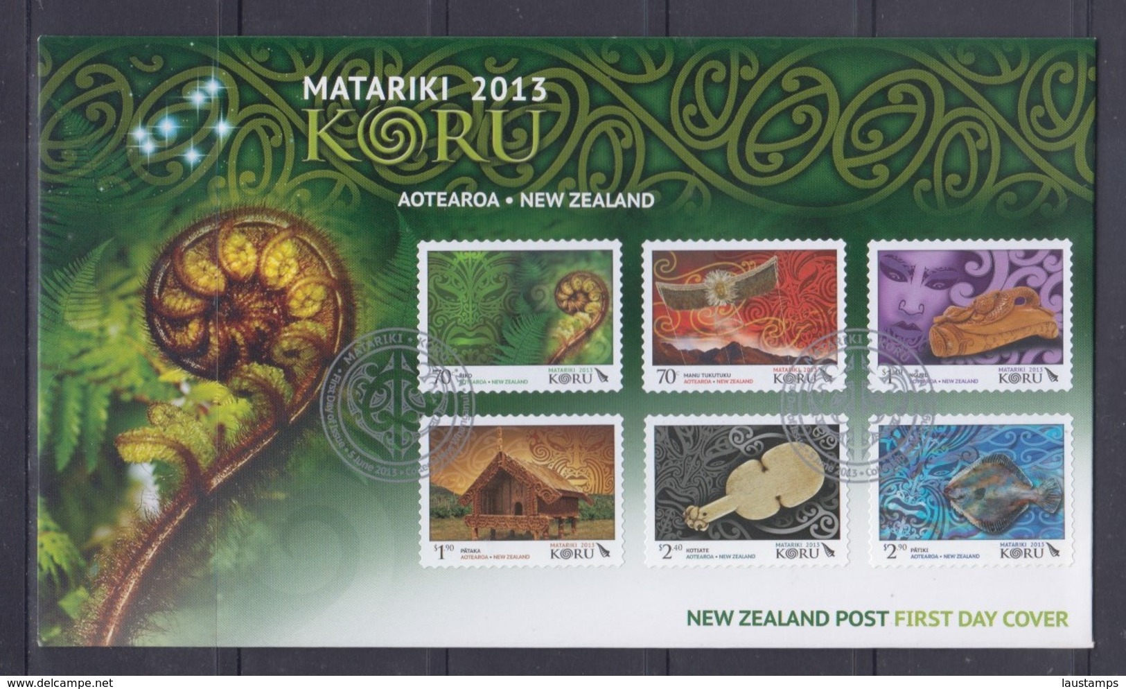 New Zealand 2013 Matariki 2013-Koru FDC - FDC