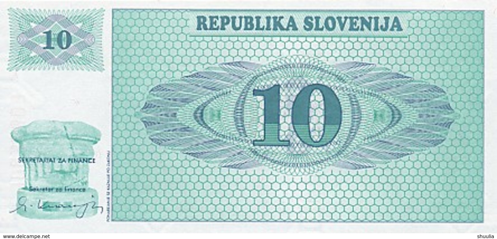 Slovenia 10 Tolar 1990 Pick 4s1 UNC - Slovénie