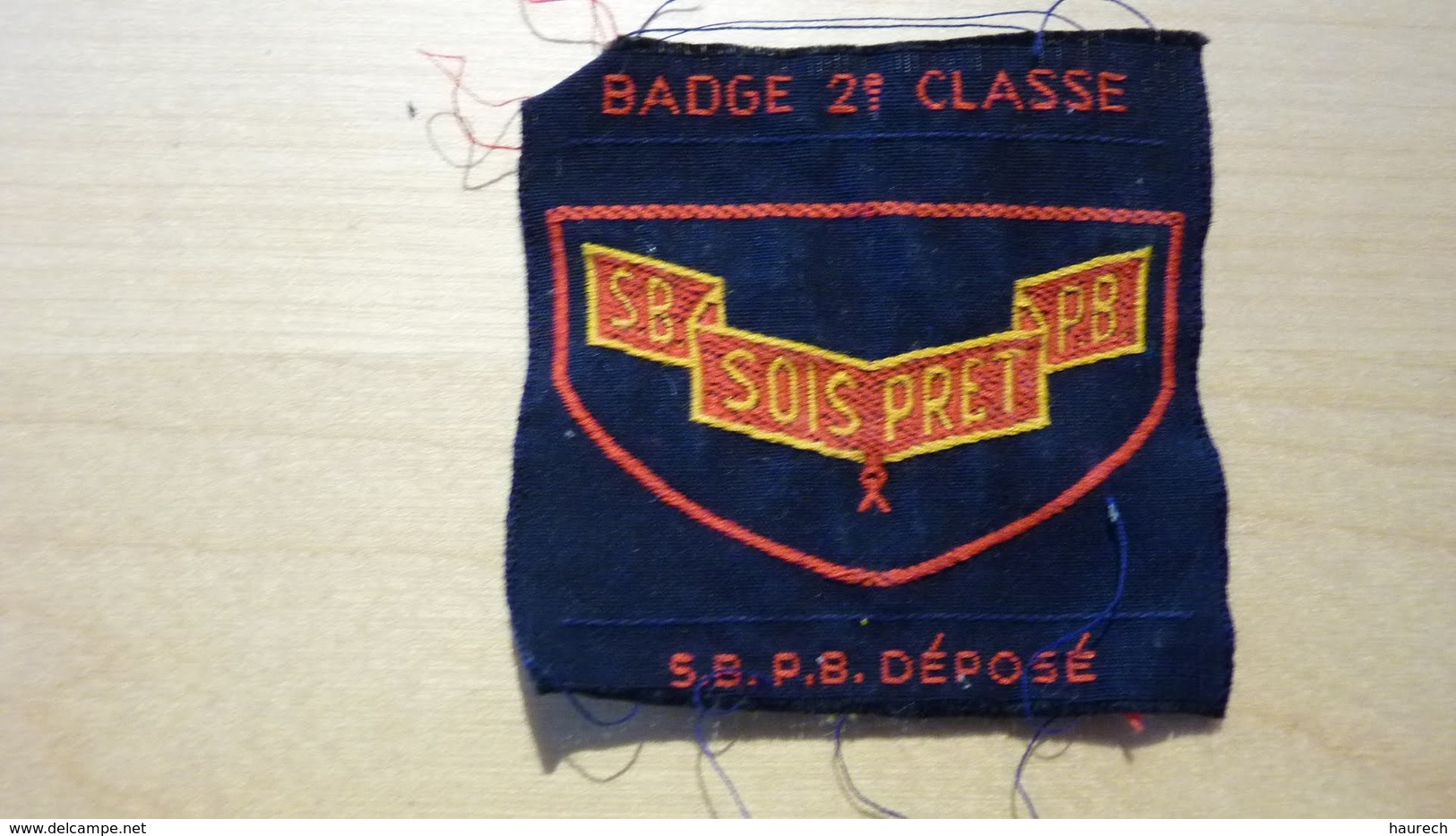 Ancien Insigne Scout Belge Seconde Classe - Autres & Non Classés