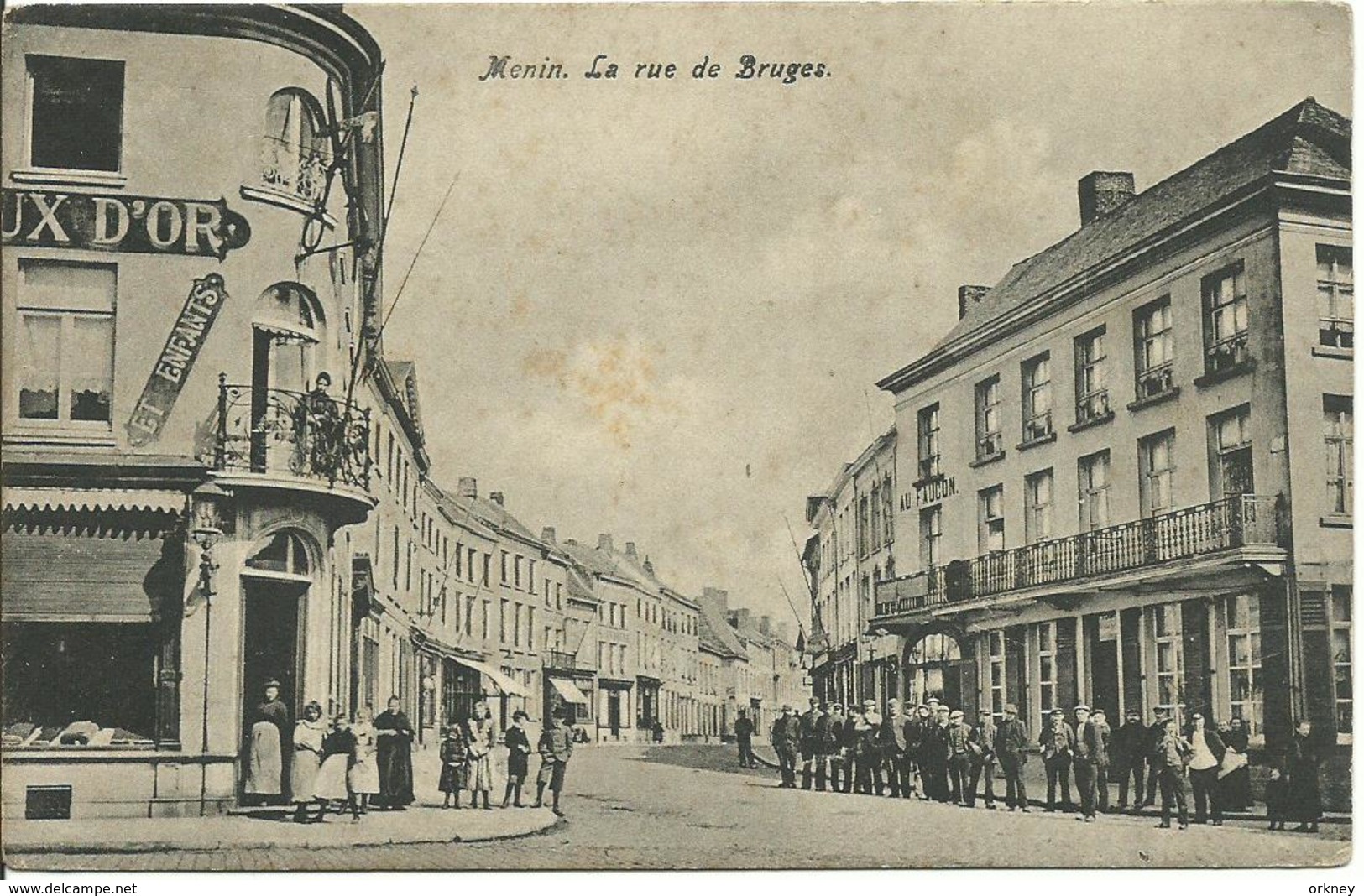 Menin  La Rue De Bruges - Menen