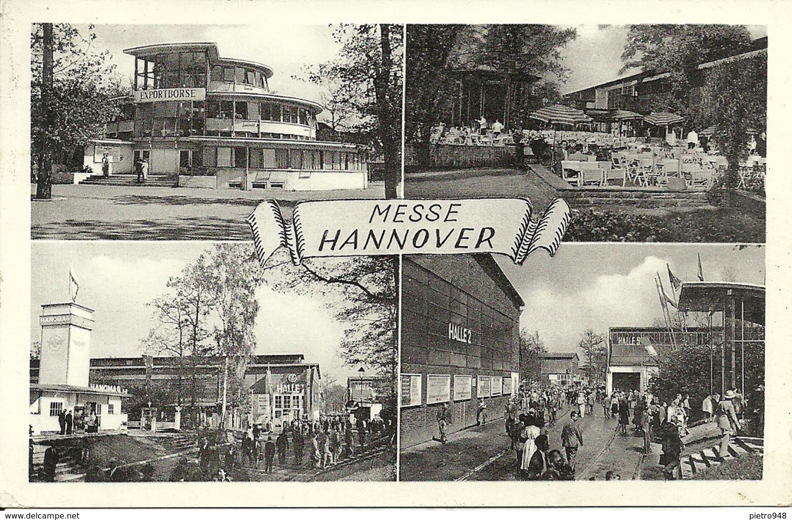 Hannover (Deutschland, Niedersachsen) Messe, Foire 1951, Views Of The Stands, Exportburse, Export Palace - Hannover