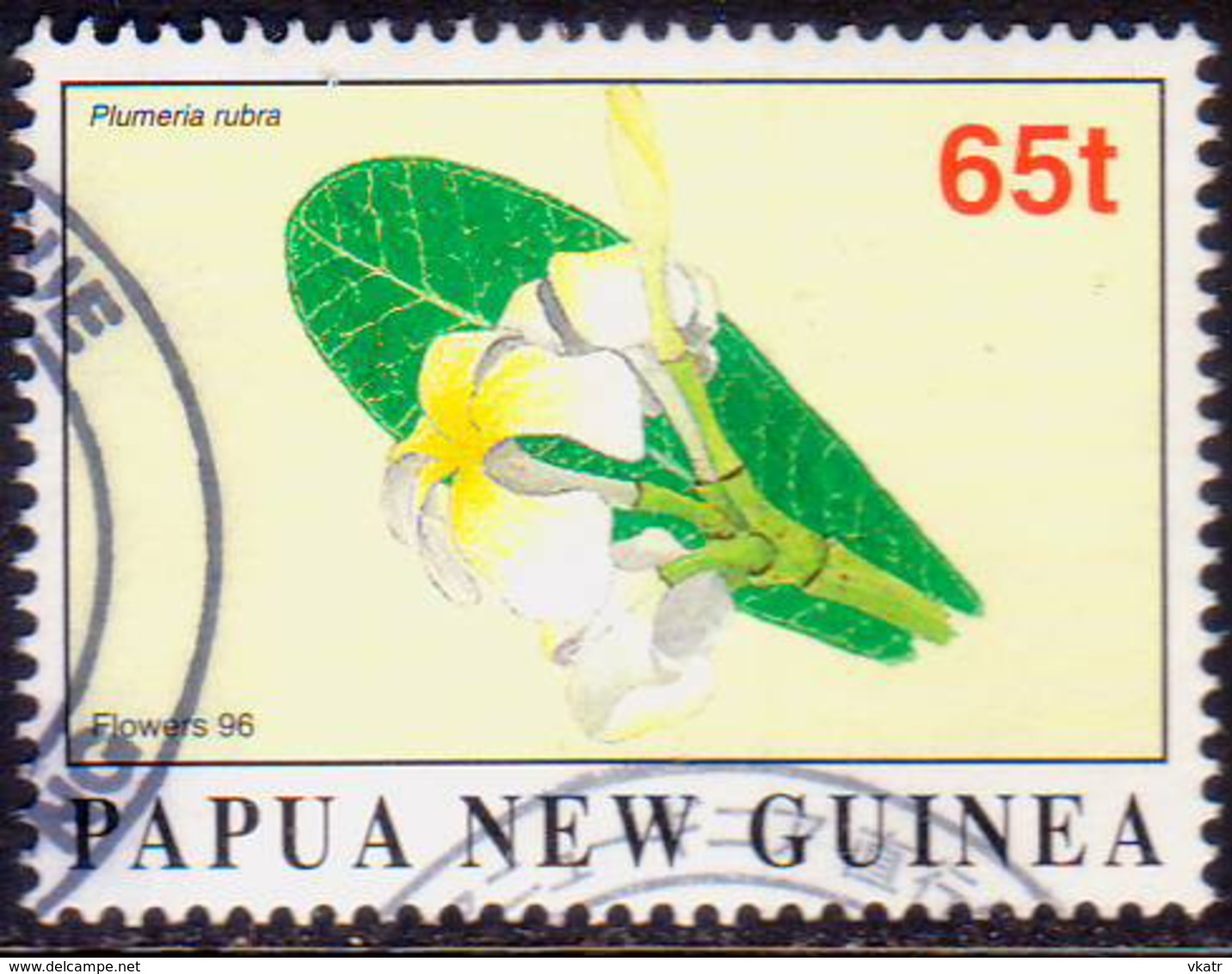 PAPUA NEW GUINEA 1996 SG #801 65t Used Flowers - Papua New Guinea