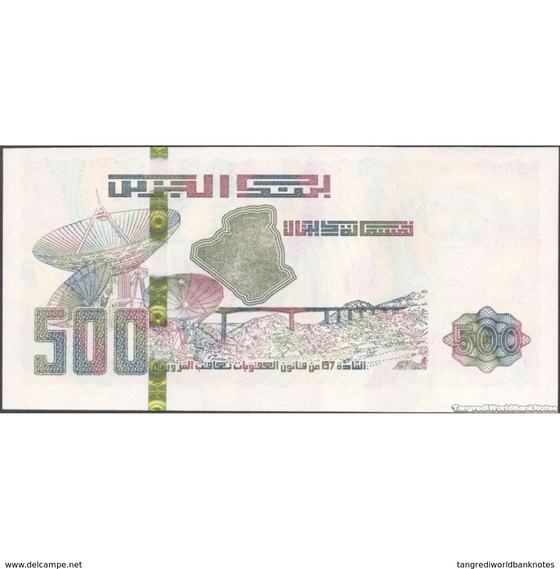 TWN - ALGERIA NEW - 500 Dinars 1.11.2018 (2019) UNC - Argelia