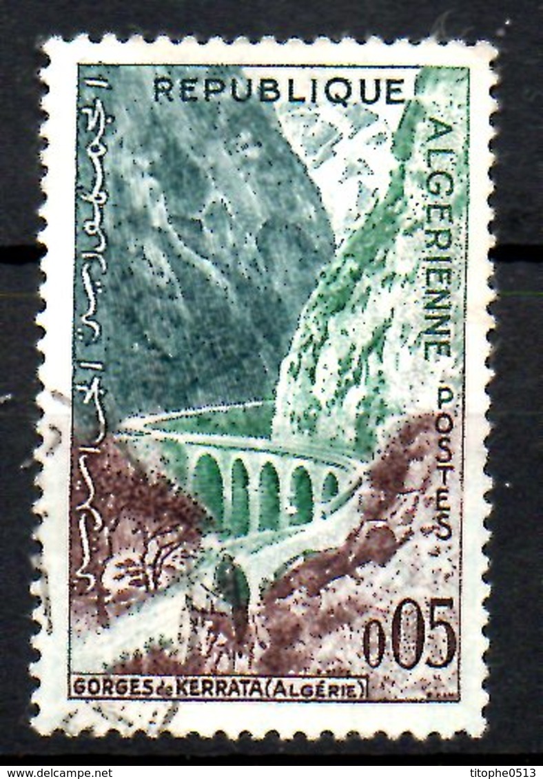 ALGERIE. N°364 Oblitéré De 1962. Gorges De Kerrata. - Algeria (1962-...)