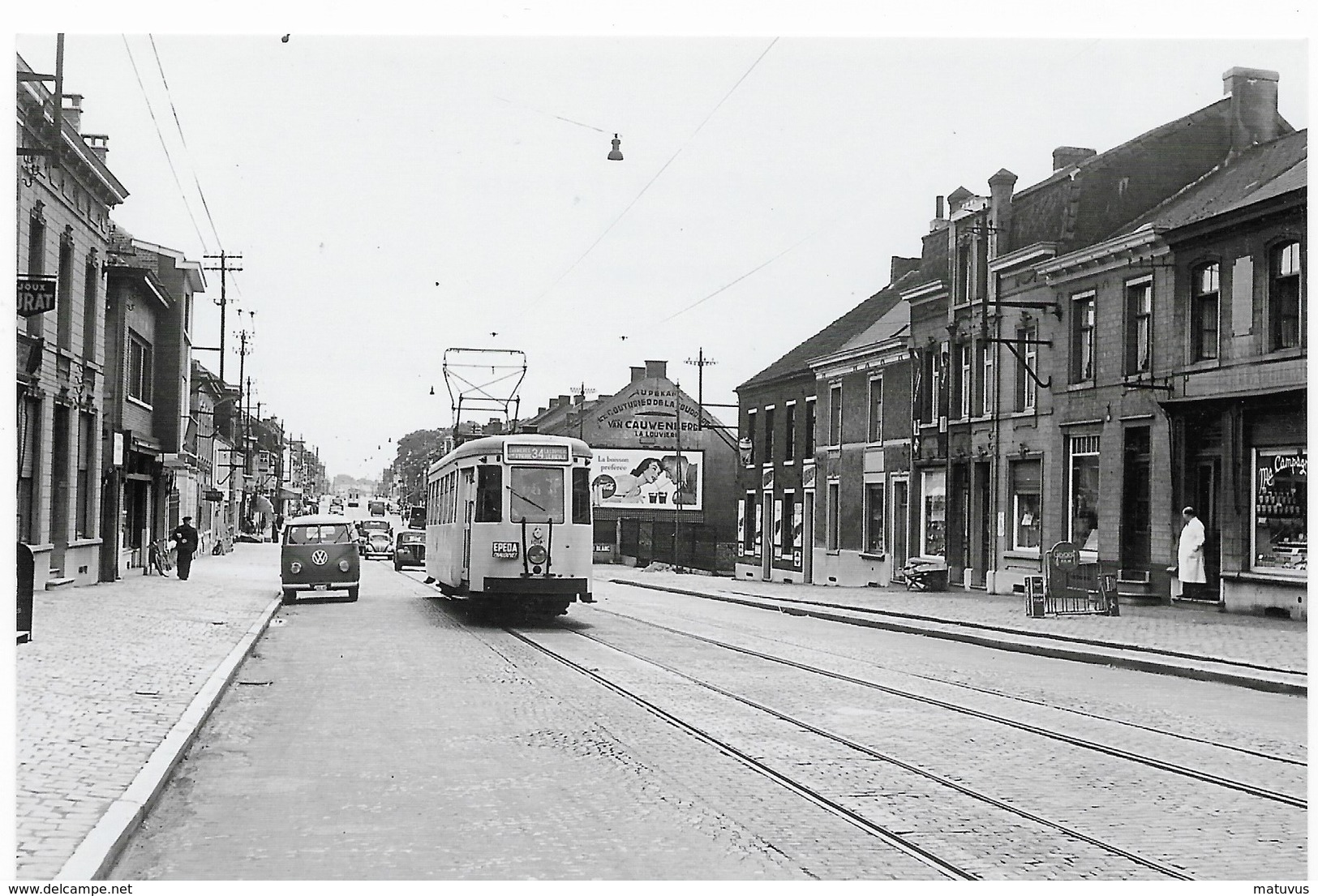 HOUDENG-GOEGNIES TRAM N°34 RUE HOUTART - Places